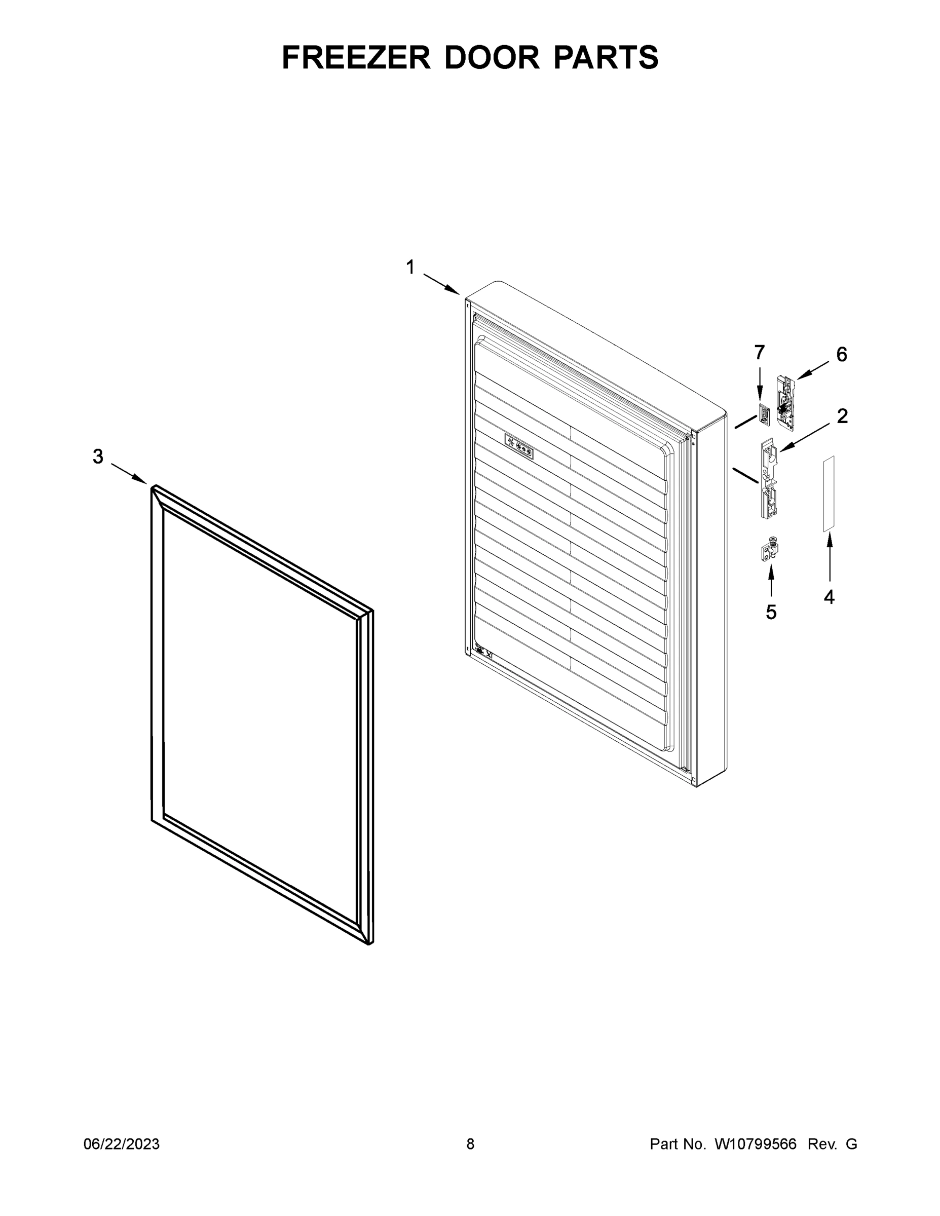 05 - FREEZER DOOR PARTS