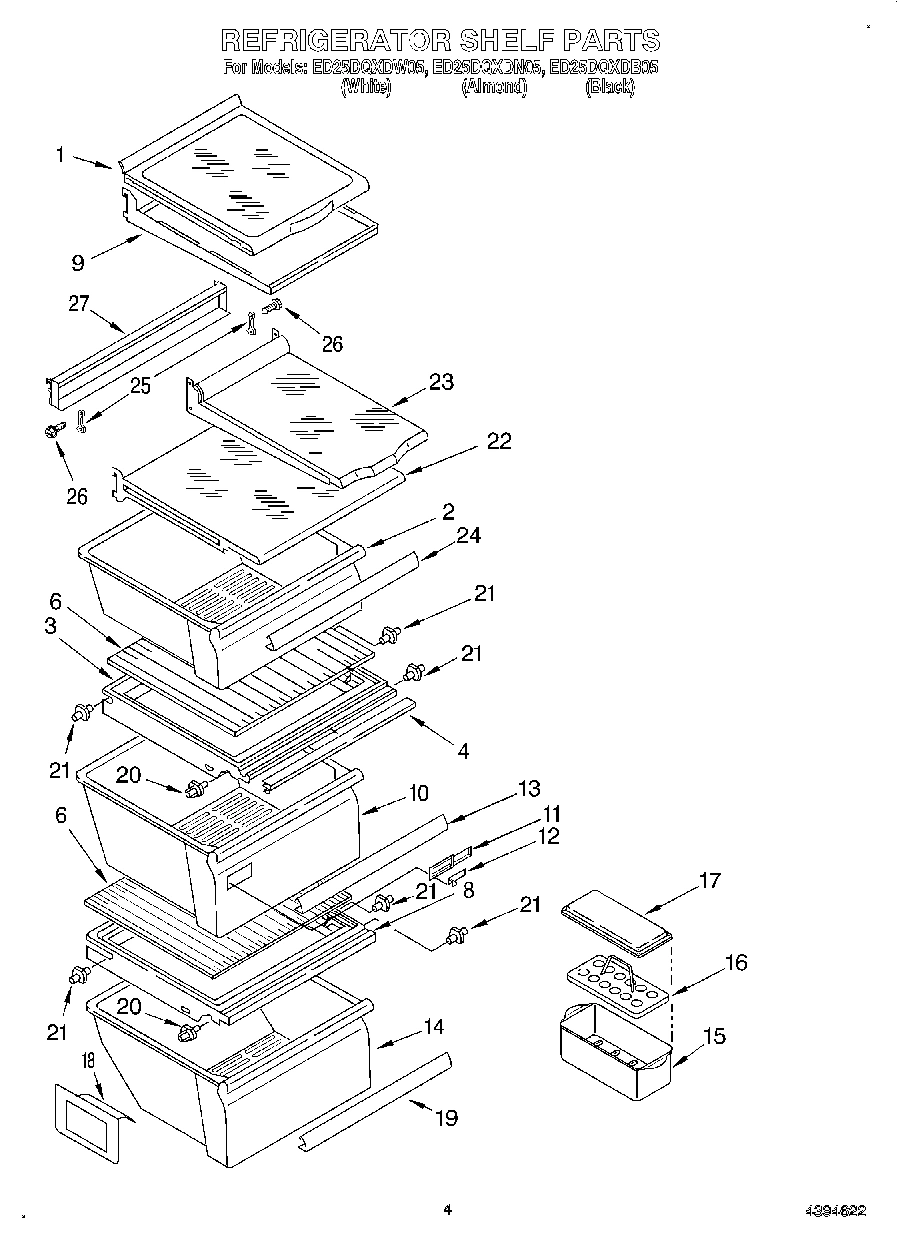 03 - REFRIGERATOR SHELF