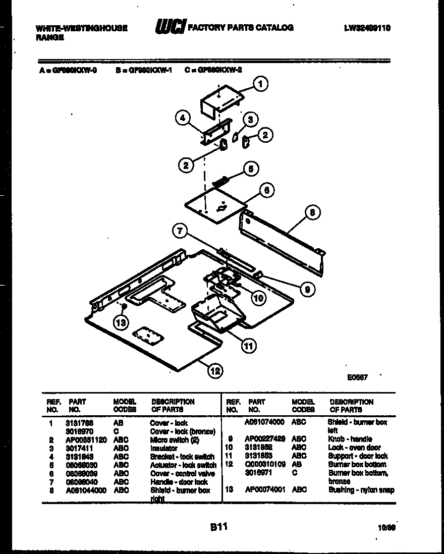 03 - BURNER BOX PARTS