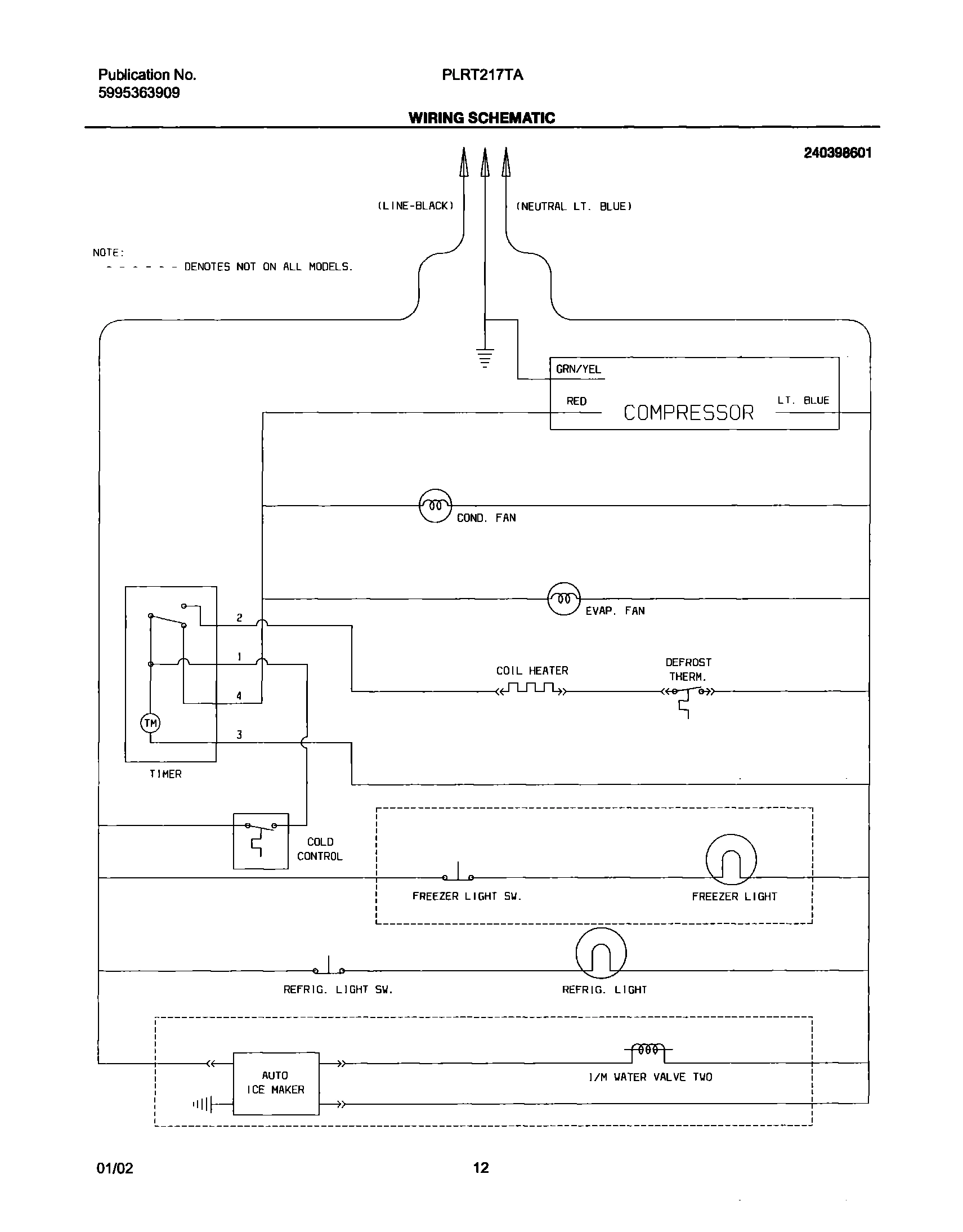12 - WIRING SCHEMATIC