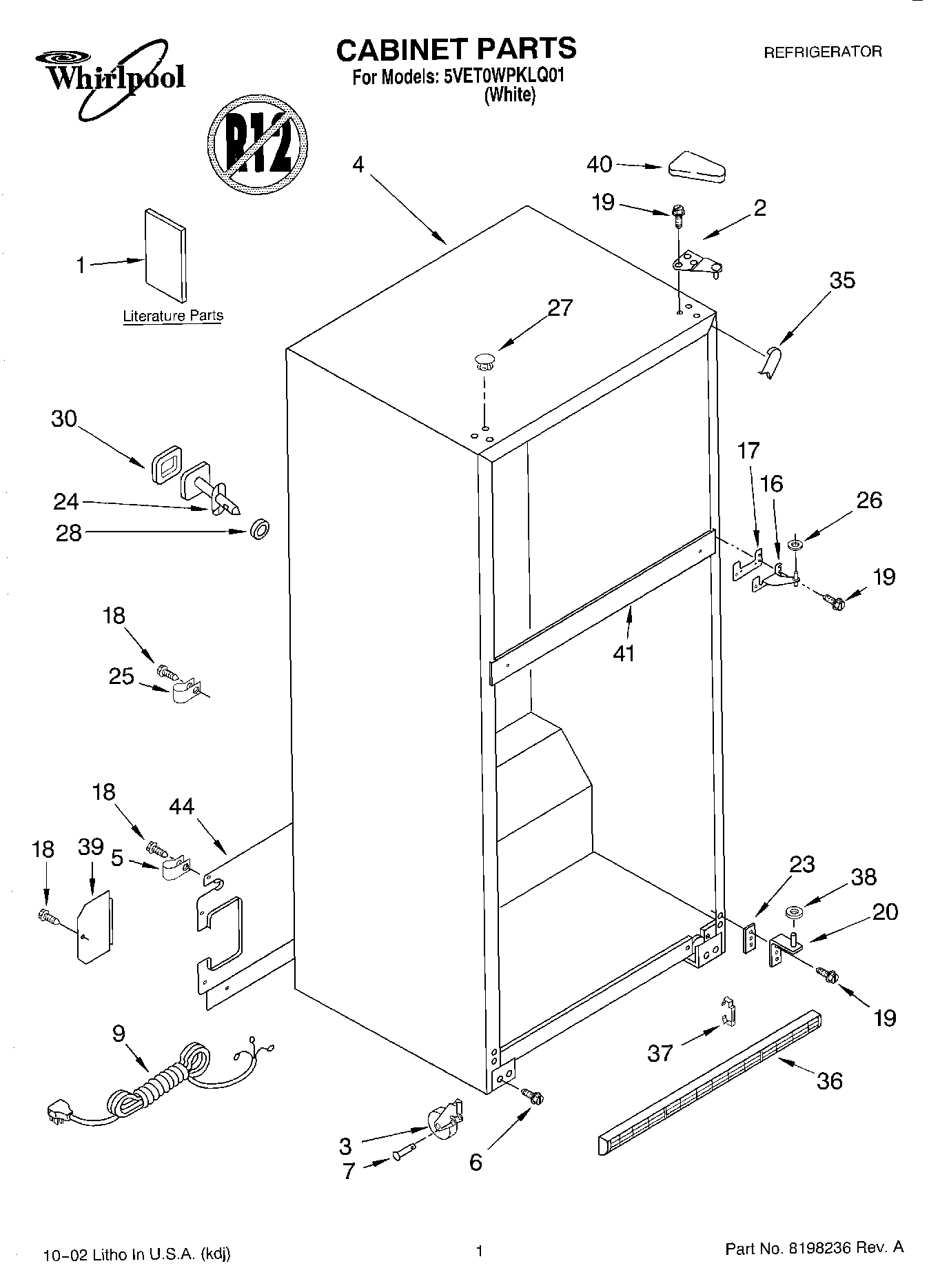 01 - CABINET, LITERATURE