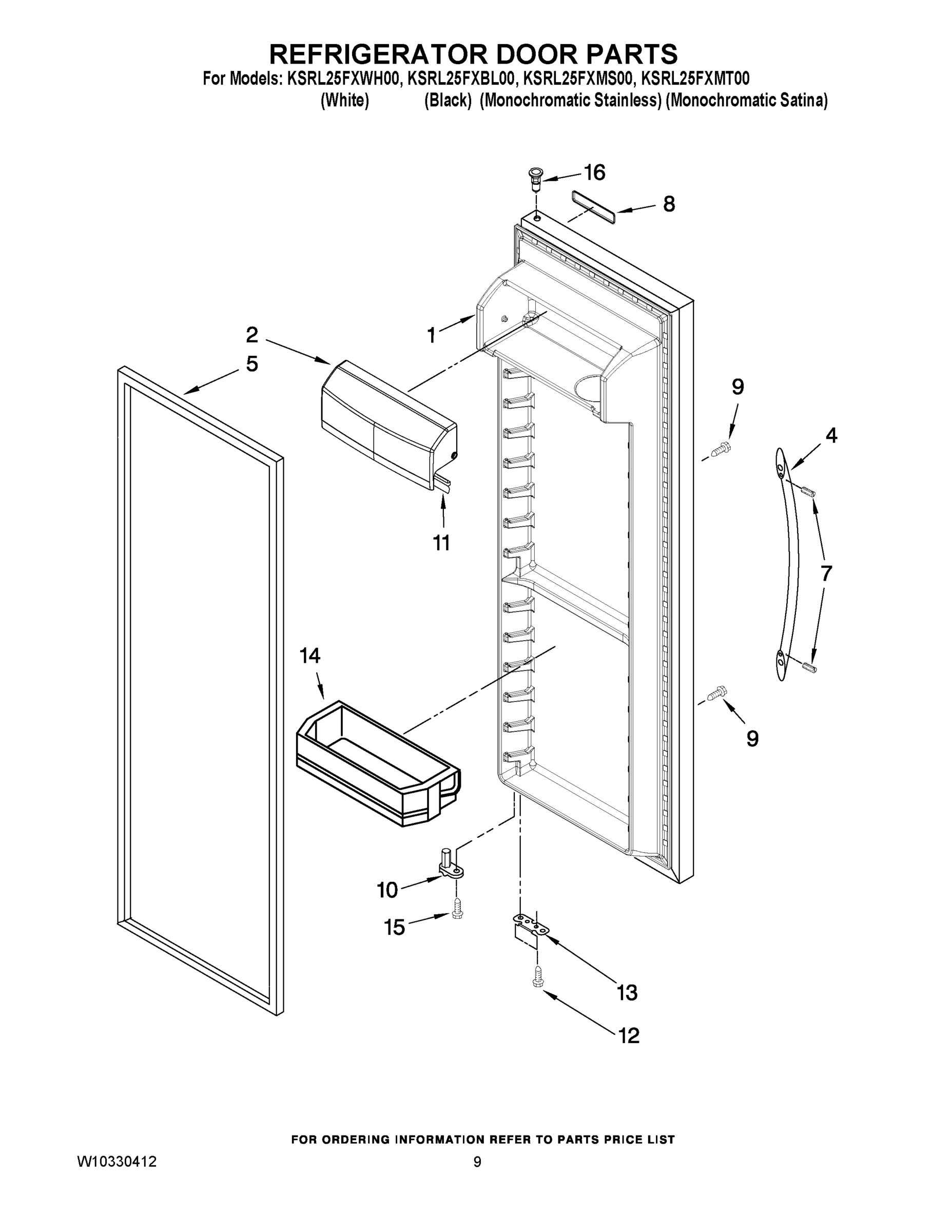 06 - REFRIGERATOR DOOR PARTS