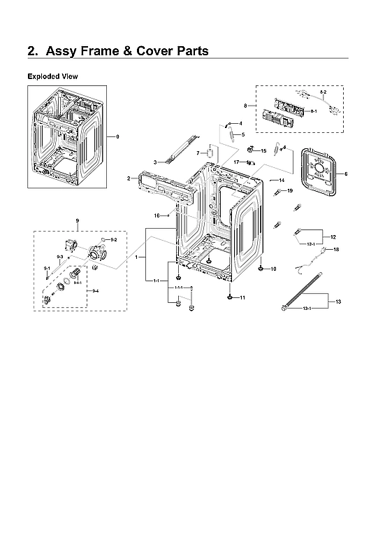 Frame & Cover Parts Assembly