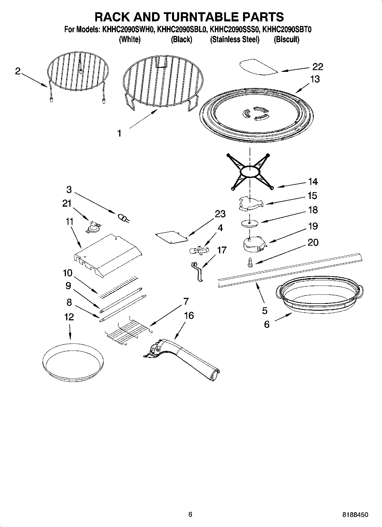05 - RACK AND TURNTABLE PARTS