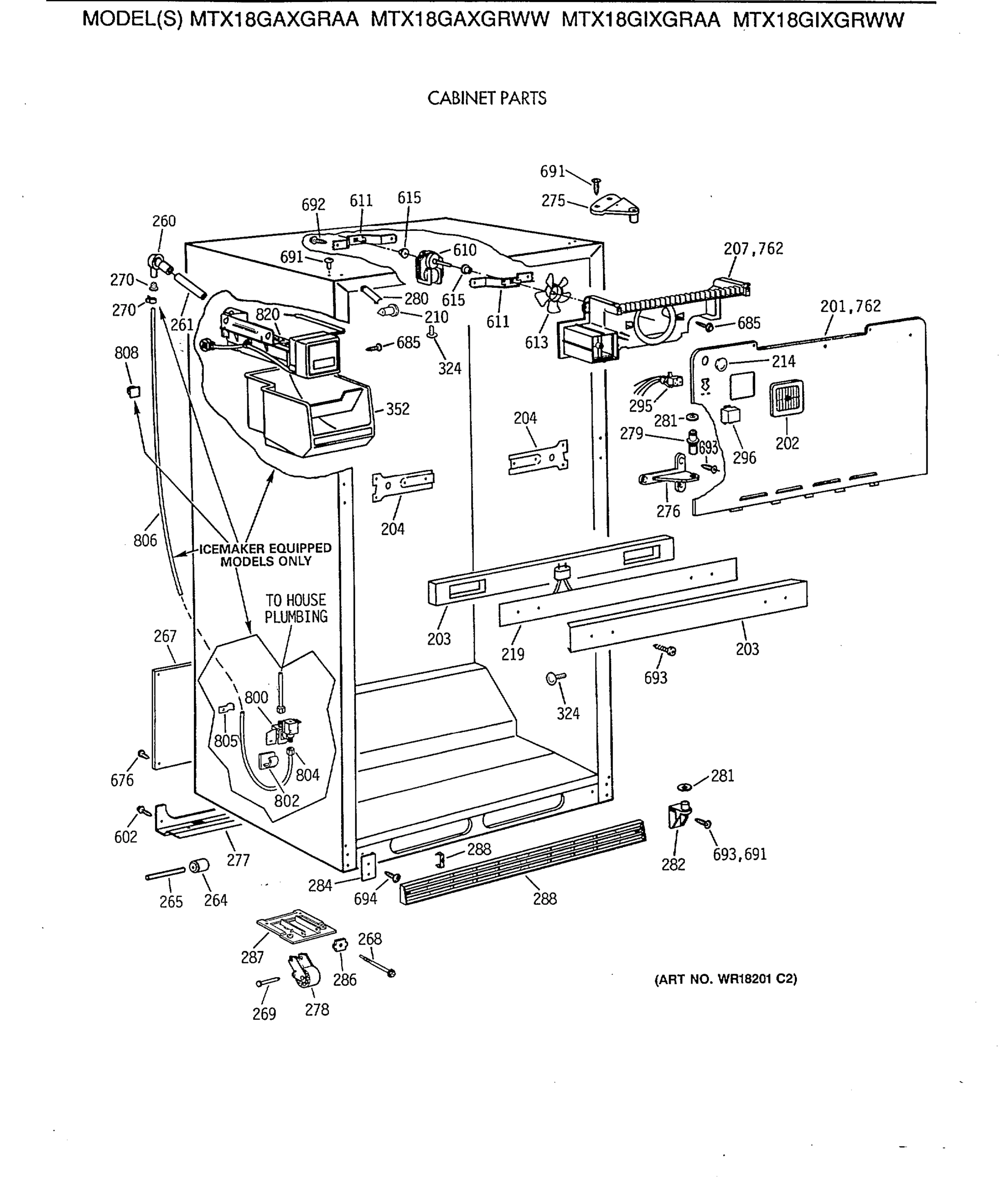CABINET PARTS