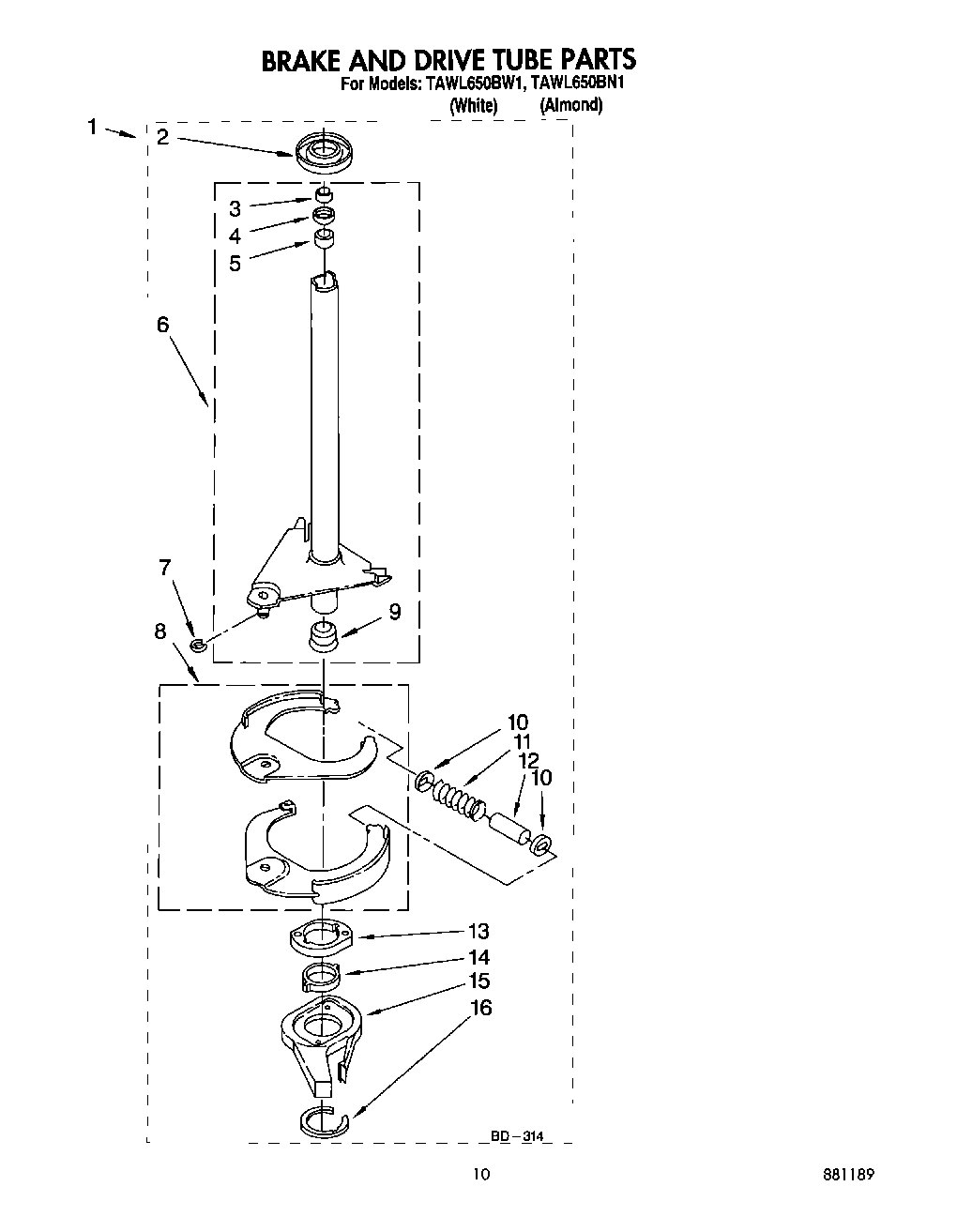 08 - BRAKE AND DRIVE TUBE