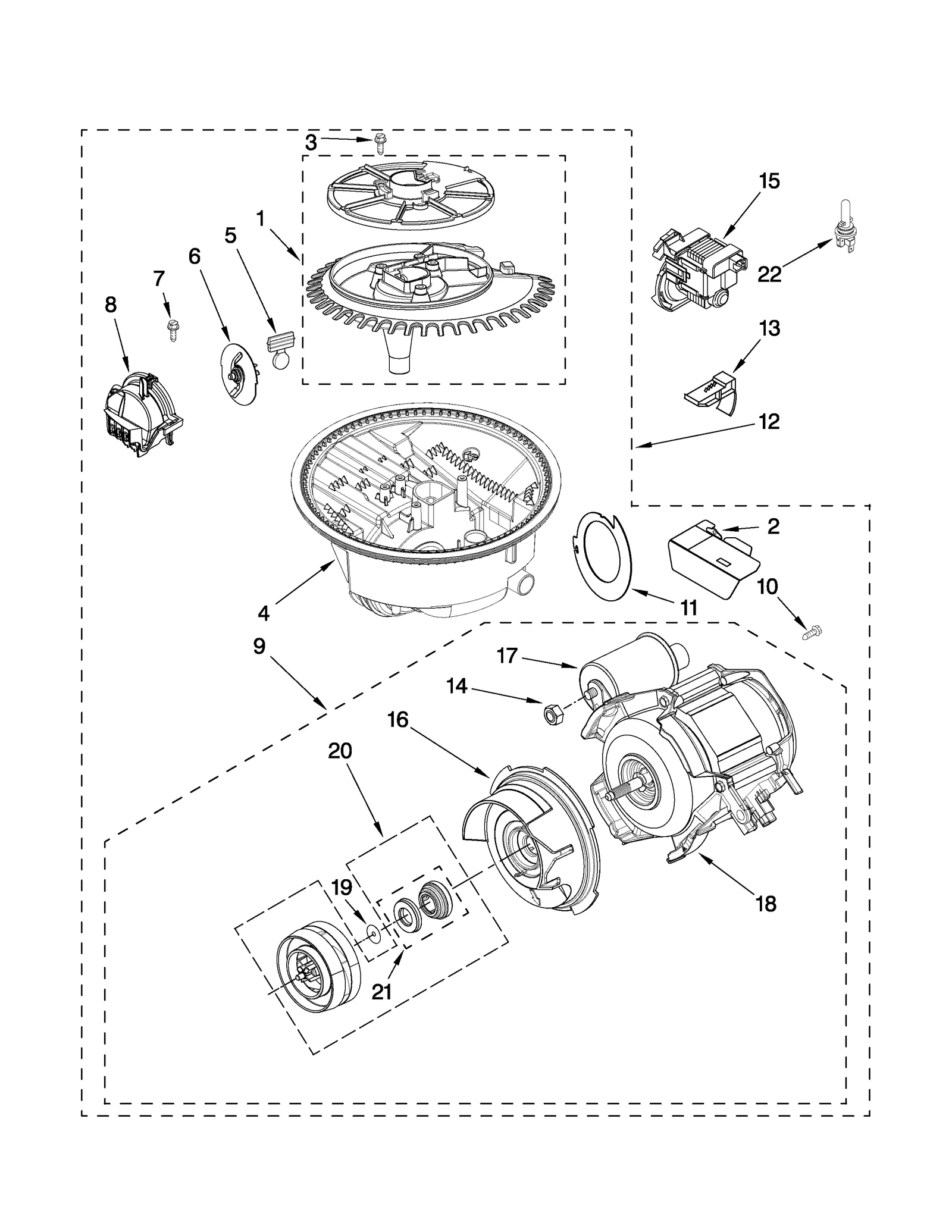 PUMP AND MOTOR PARTS