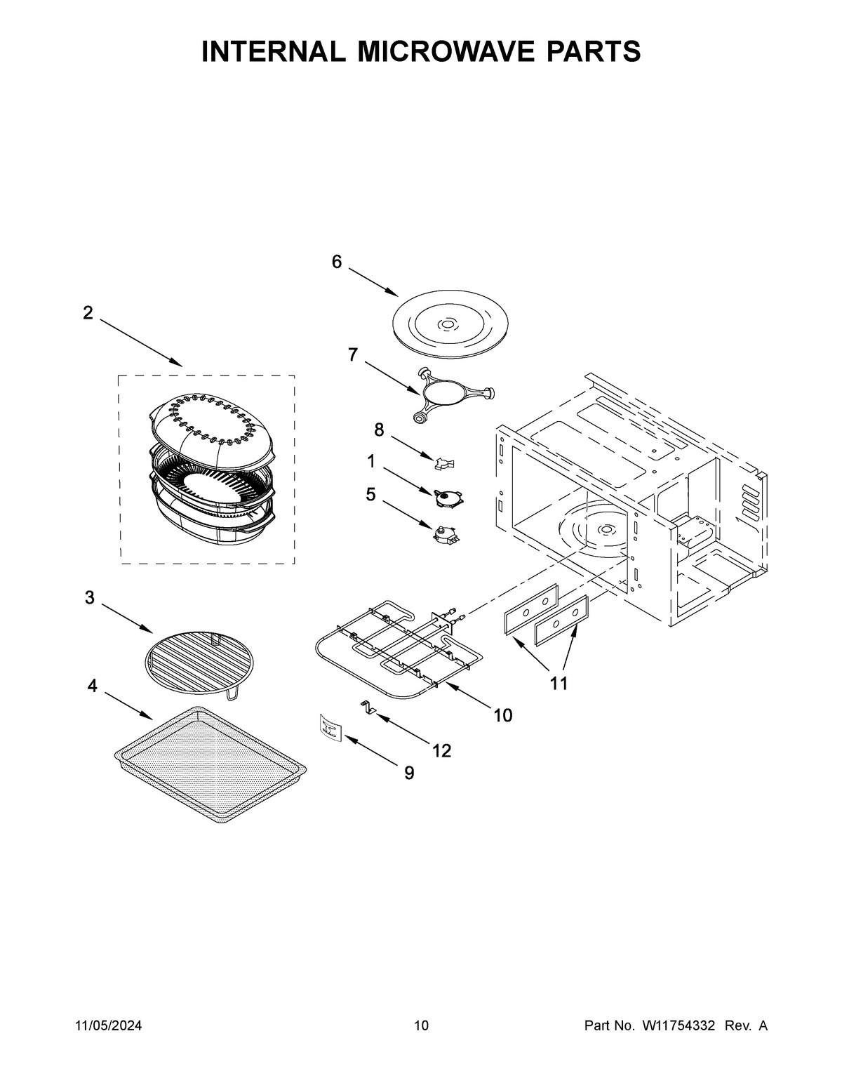 06 - INTERNAL MICROWAVE PARTS