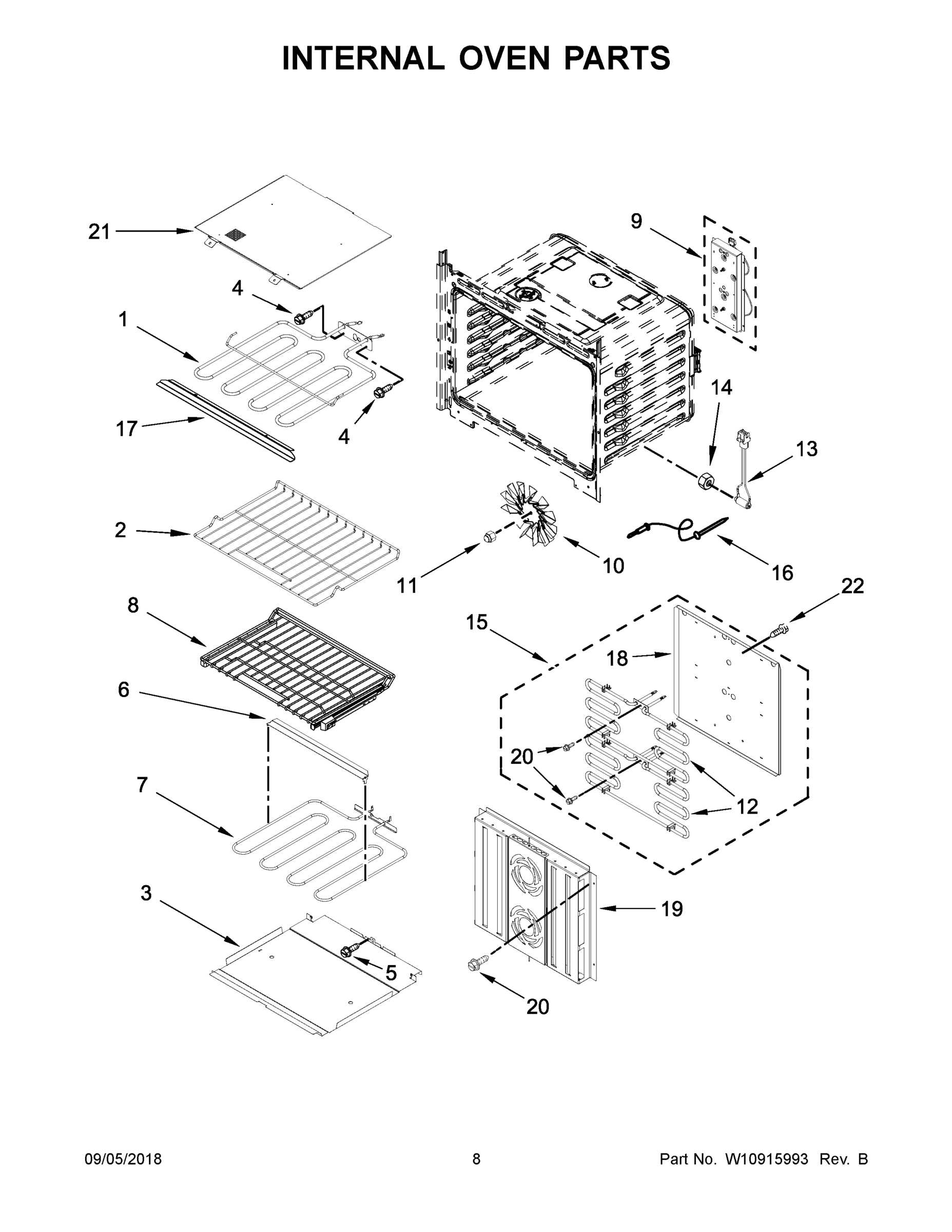 05 - INTERNAL OVEN PARTS