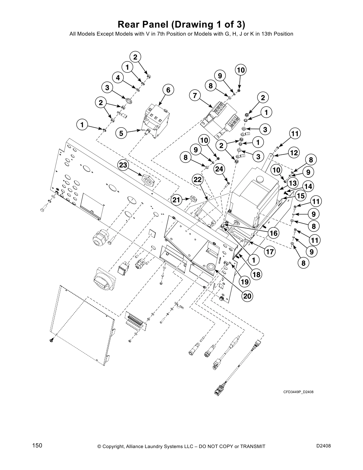 Rear Panel (Drawing 1 of 3)