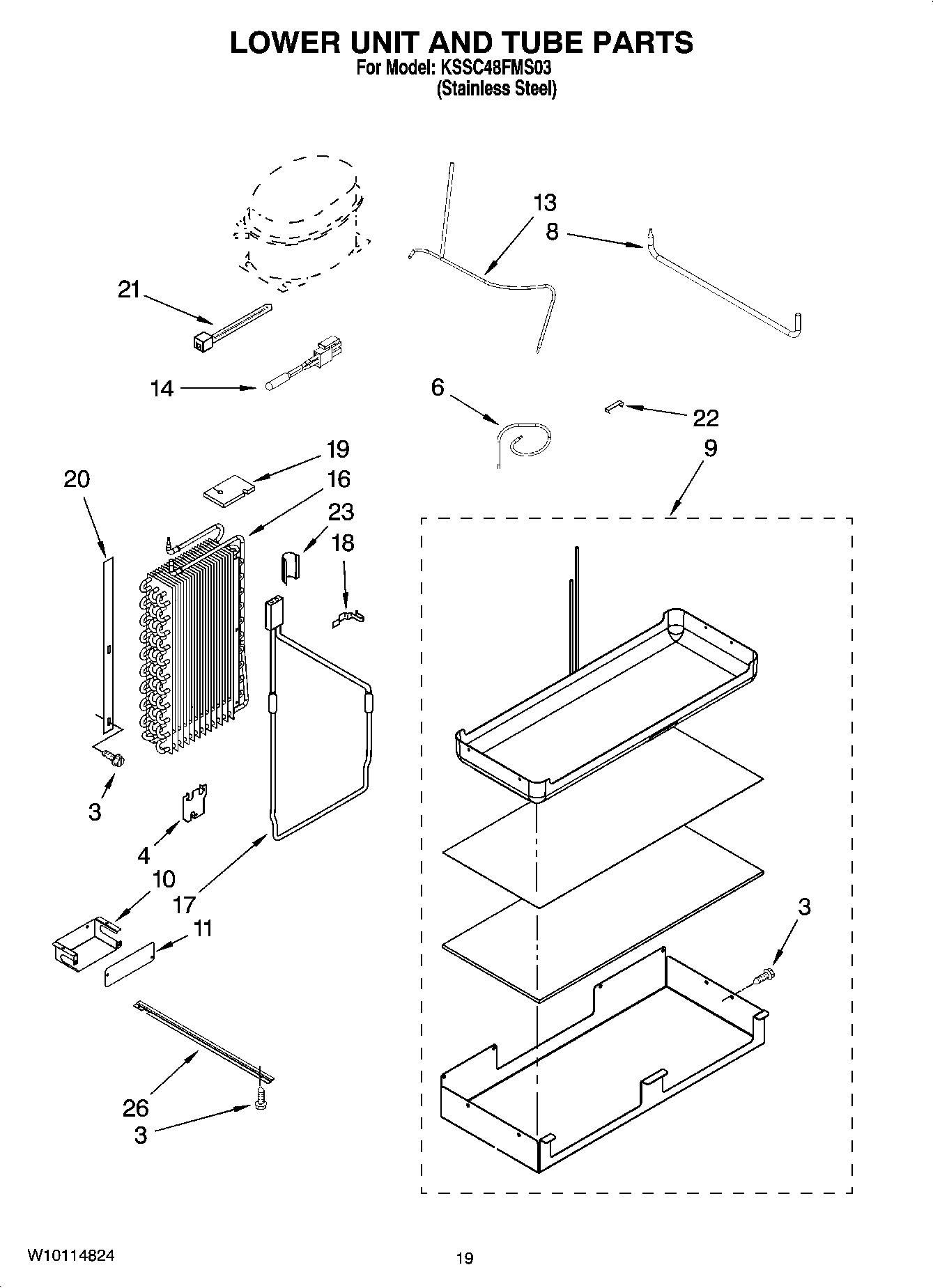 12 - LOWER UNIT AND TUBE PARTS