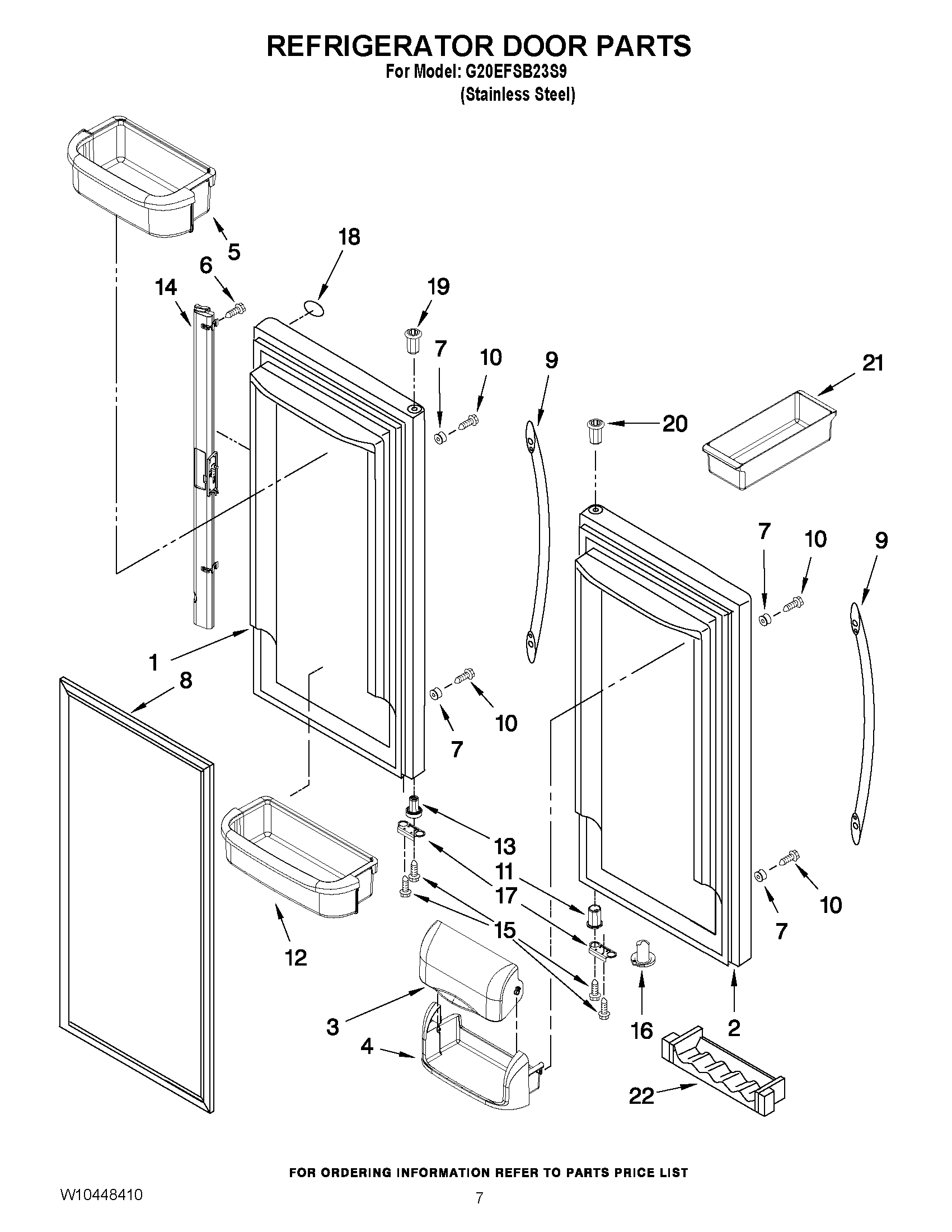 04 - REFRIGERATOR DOOR PARTS