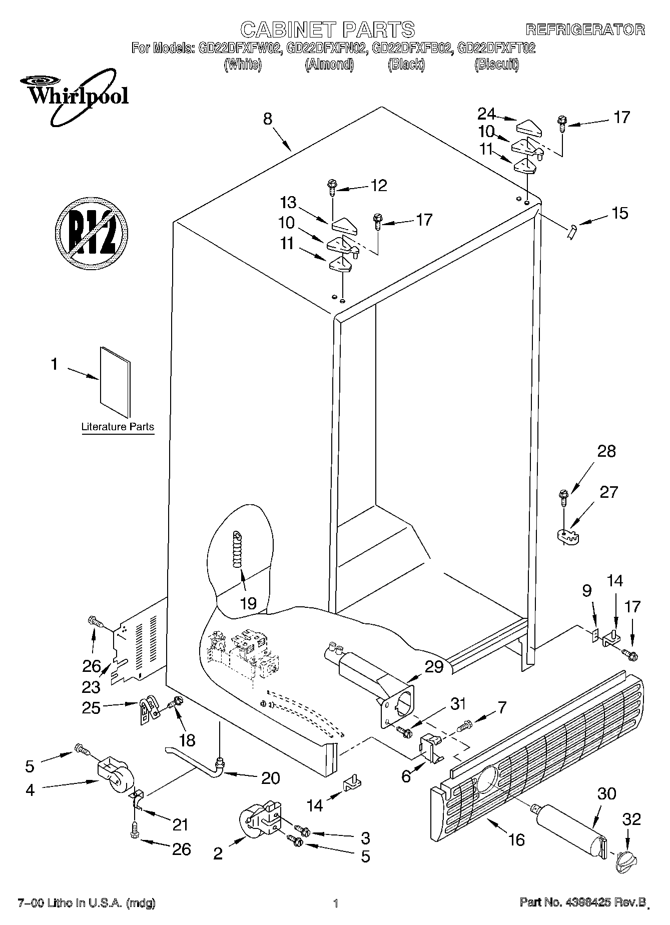 01 - CABINET, LITERATURE