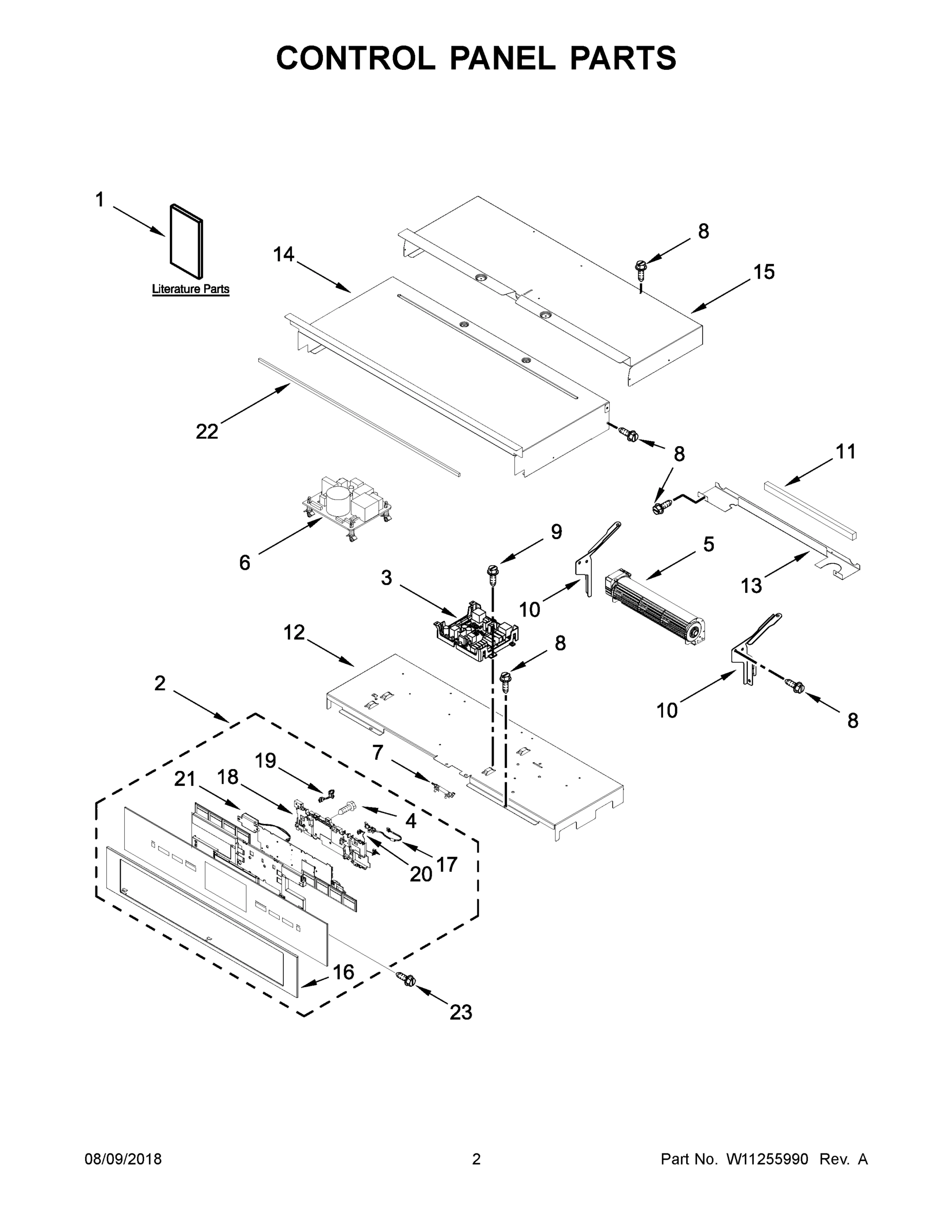02 - CONTROL PANEL PARTS
