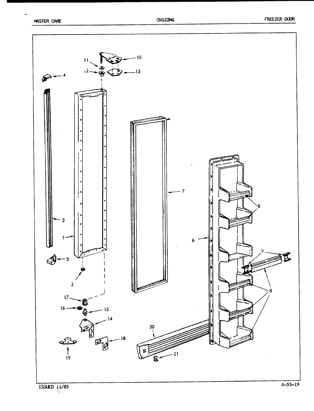 02 - FREEZER DOOR