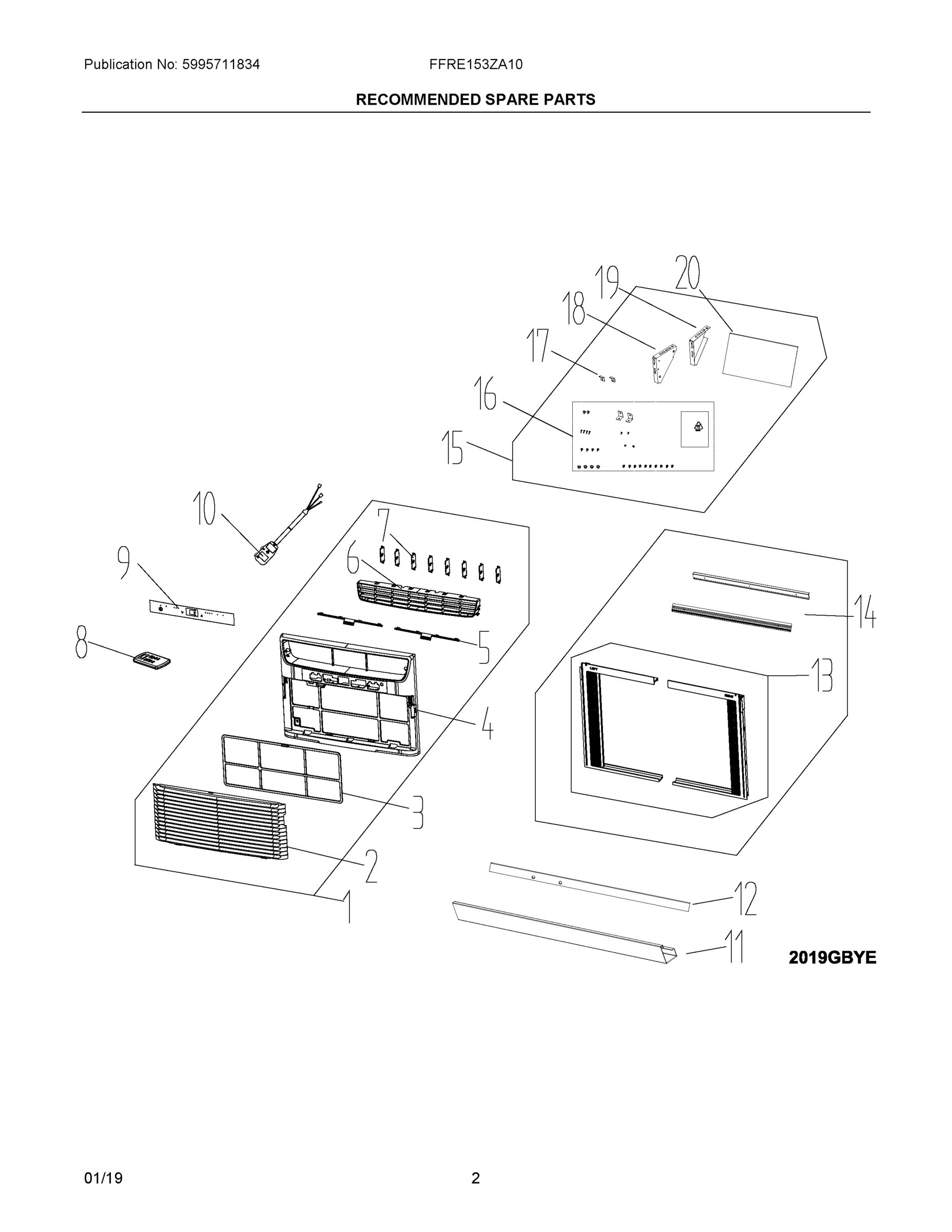 02 - RECOMMENDED SPARE PARTS