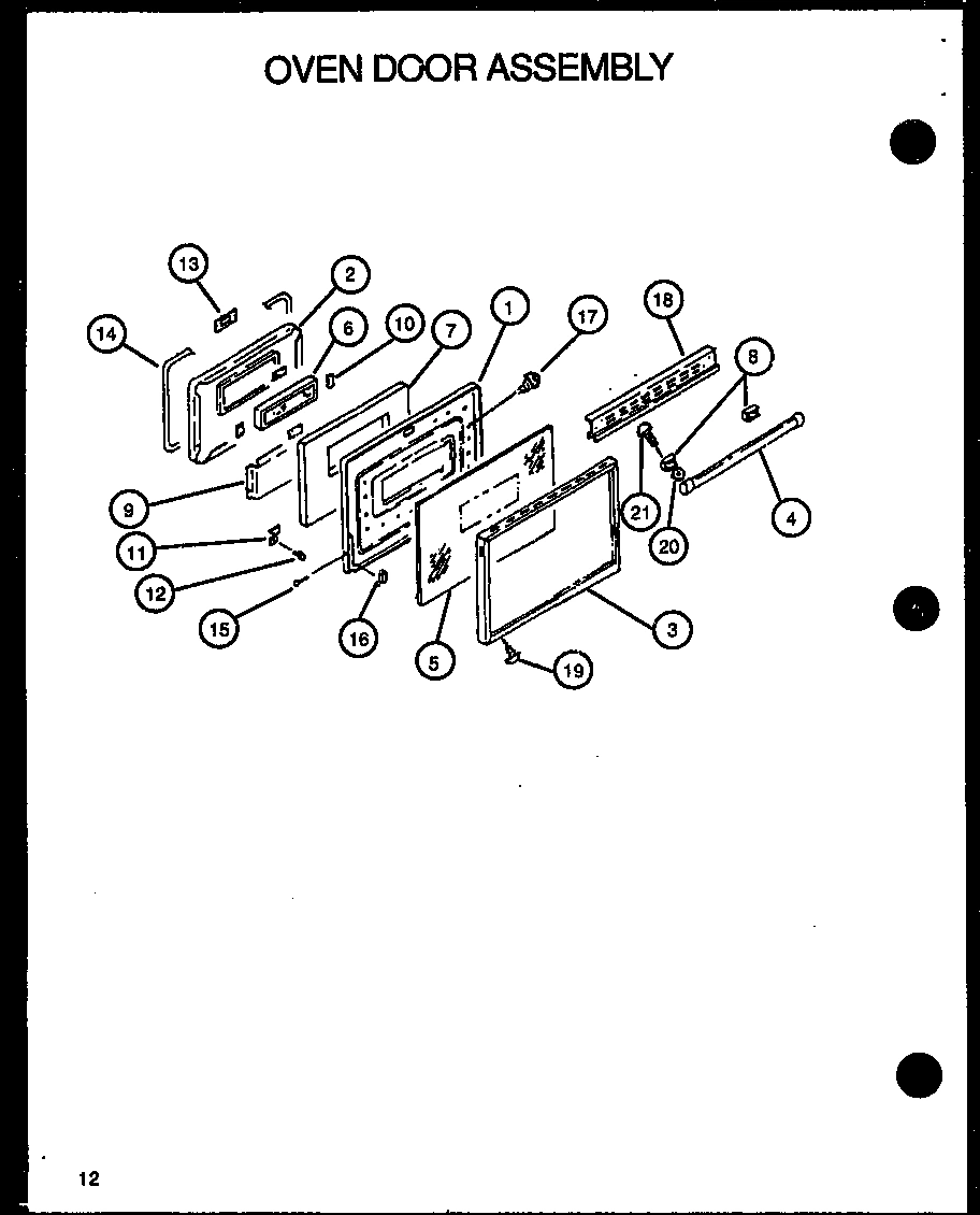 06 - OVEN DOOR ASSY