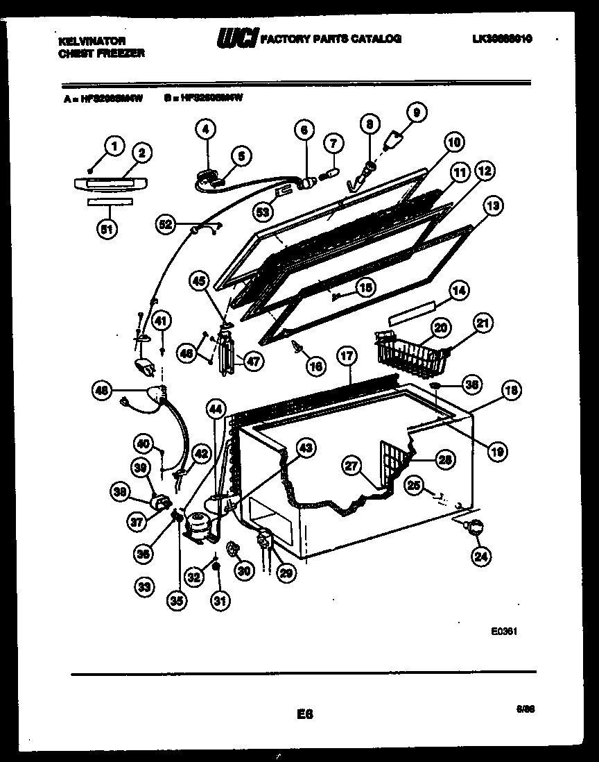 02 - CHEST FREEZER PARTS