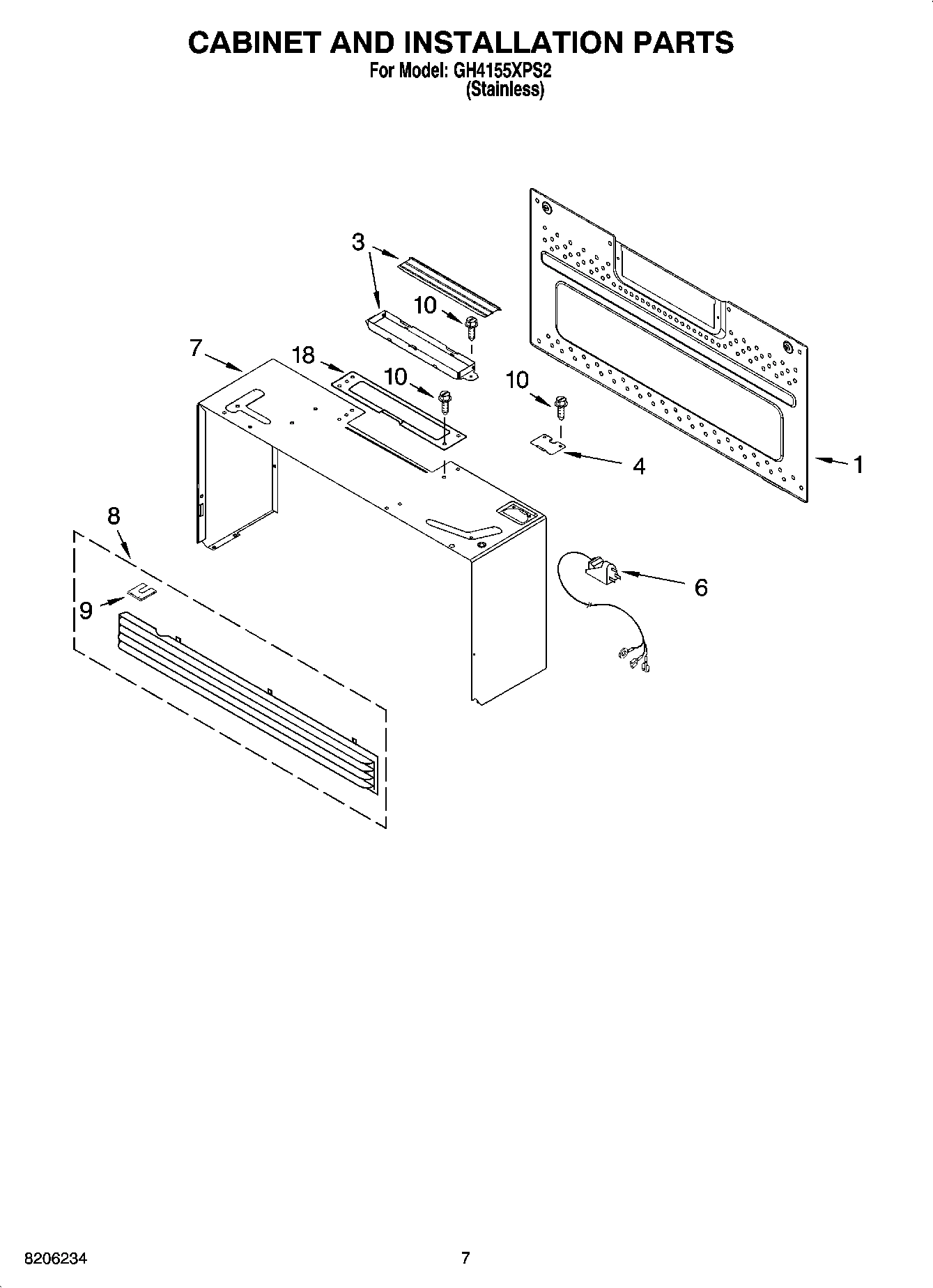 06 - CABINET AND INSTALLATION PARTS