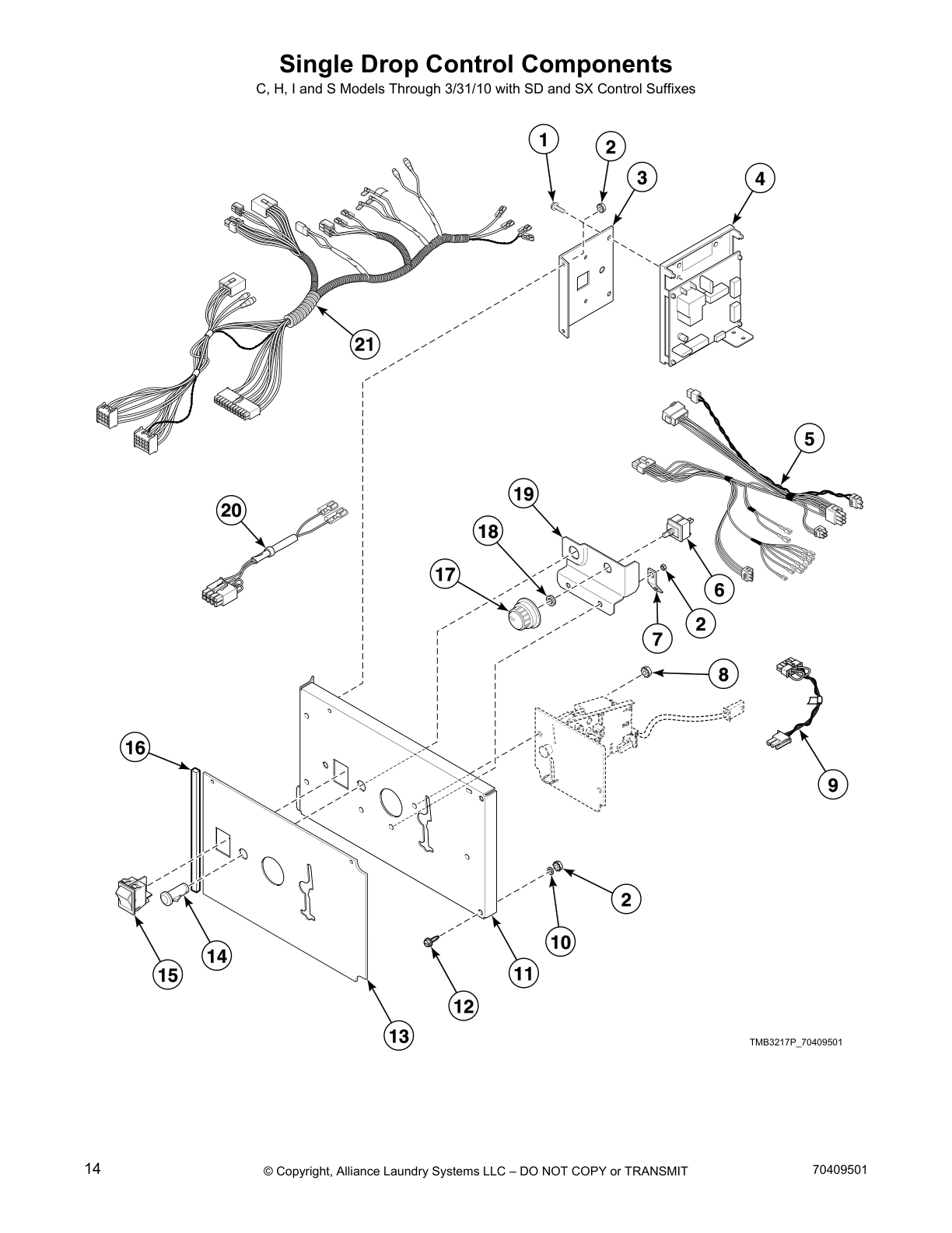 Single Drop Control Components