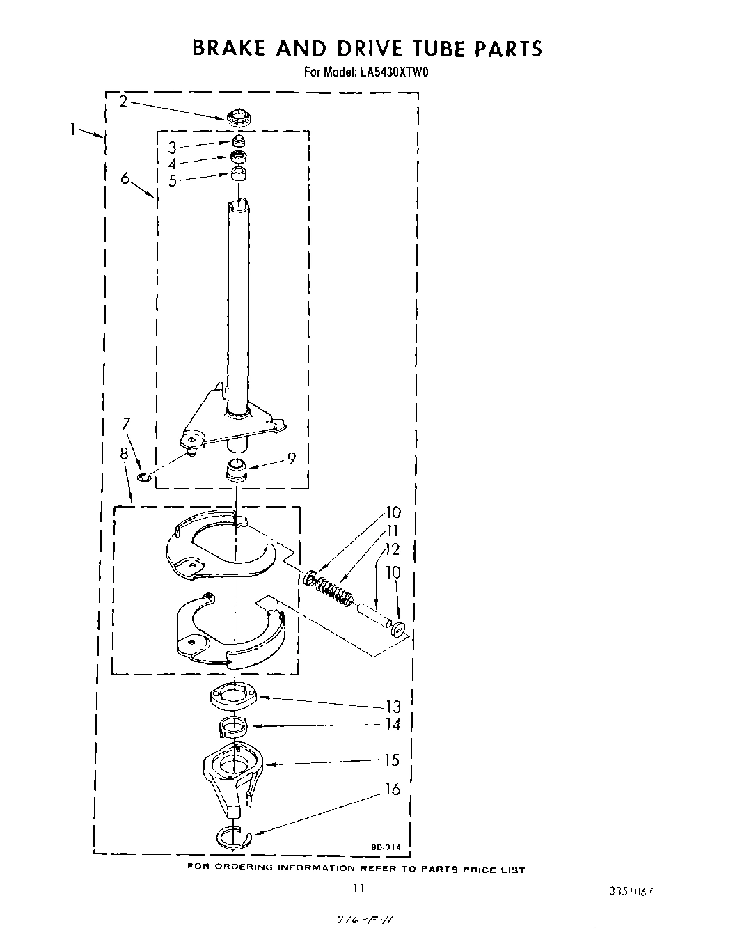 09 - BRAKE AND DRIVE TUBE