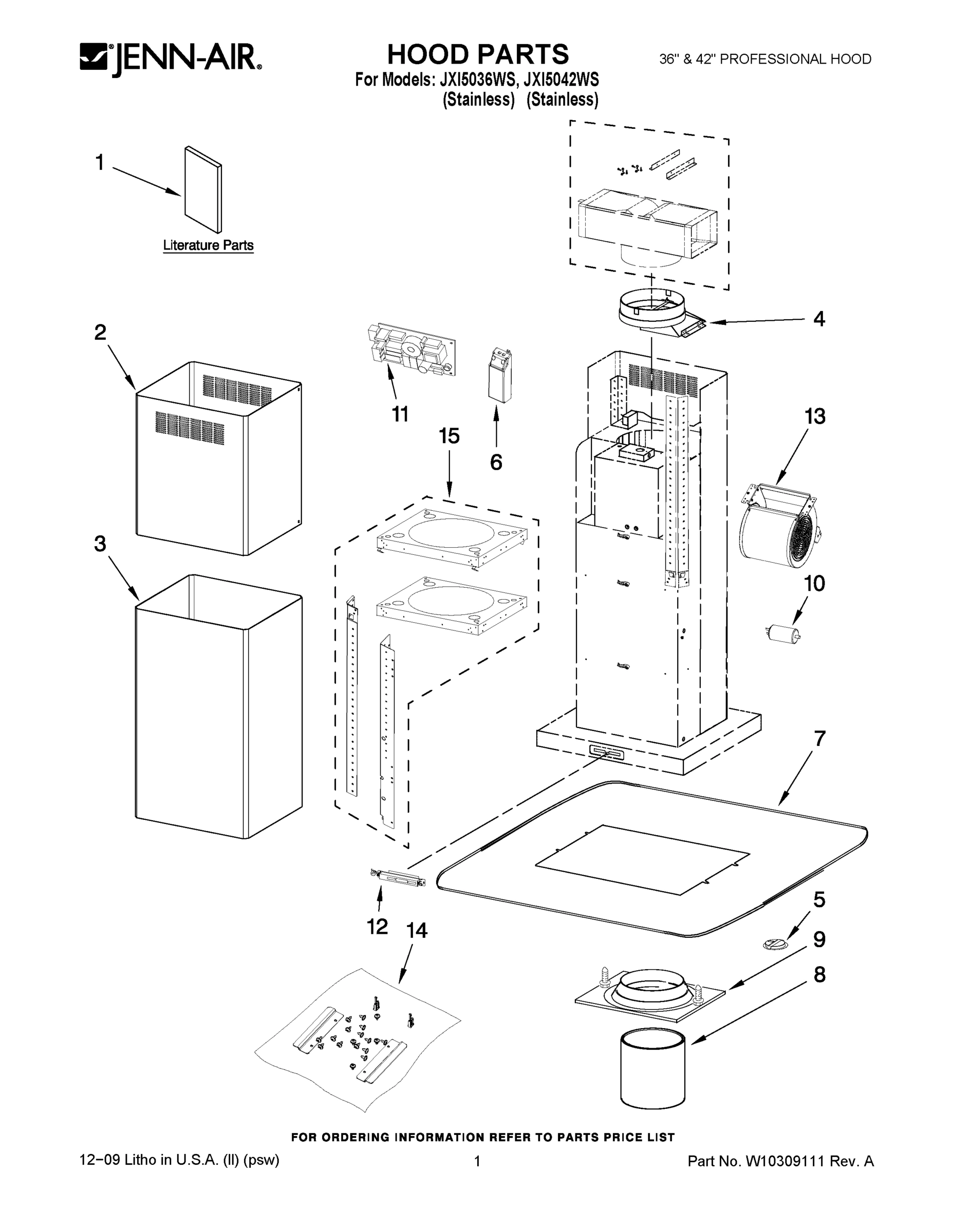 01 - HOOD PARTS