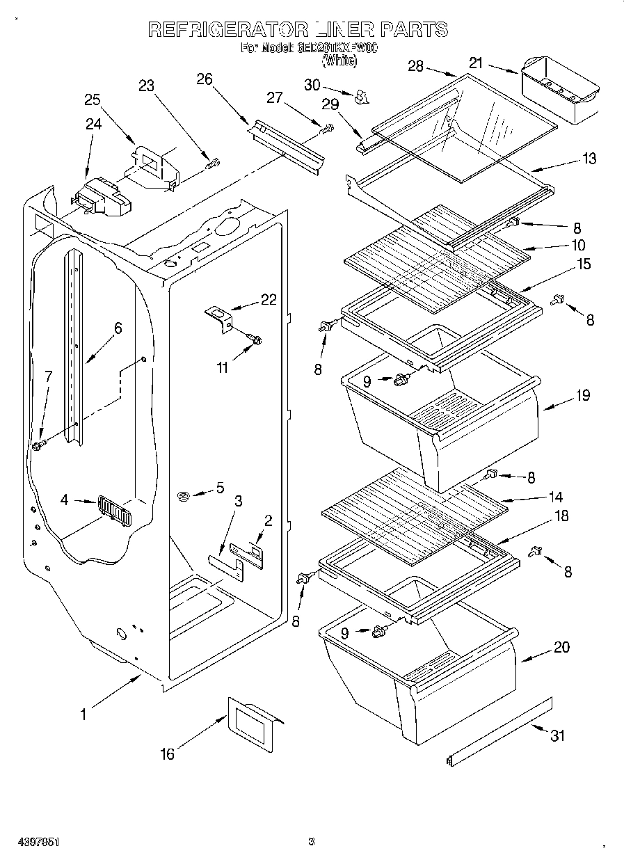 02 - REFRIGERATOR LINER