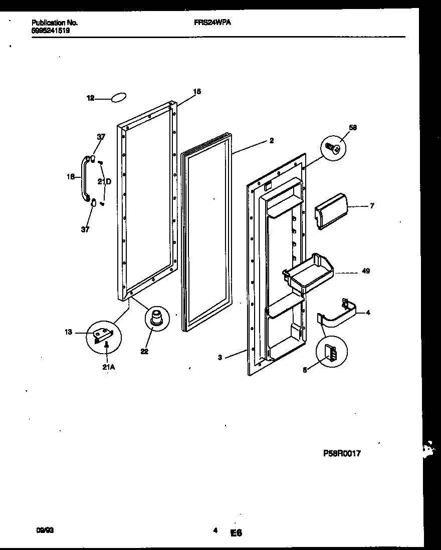 03 - REFRIGERATOR DOOR PARTS