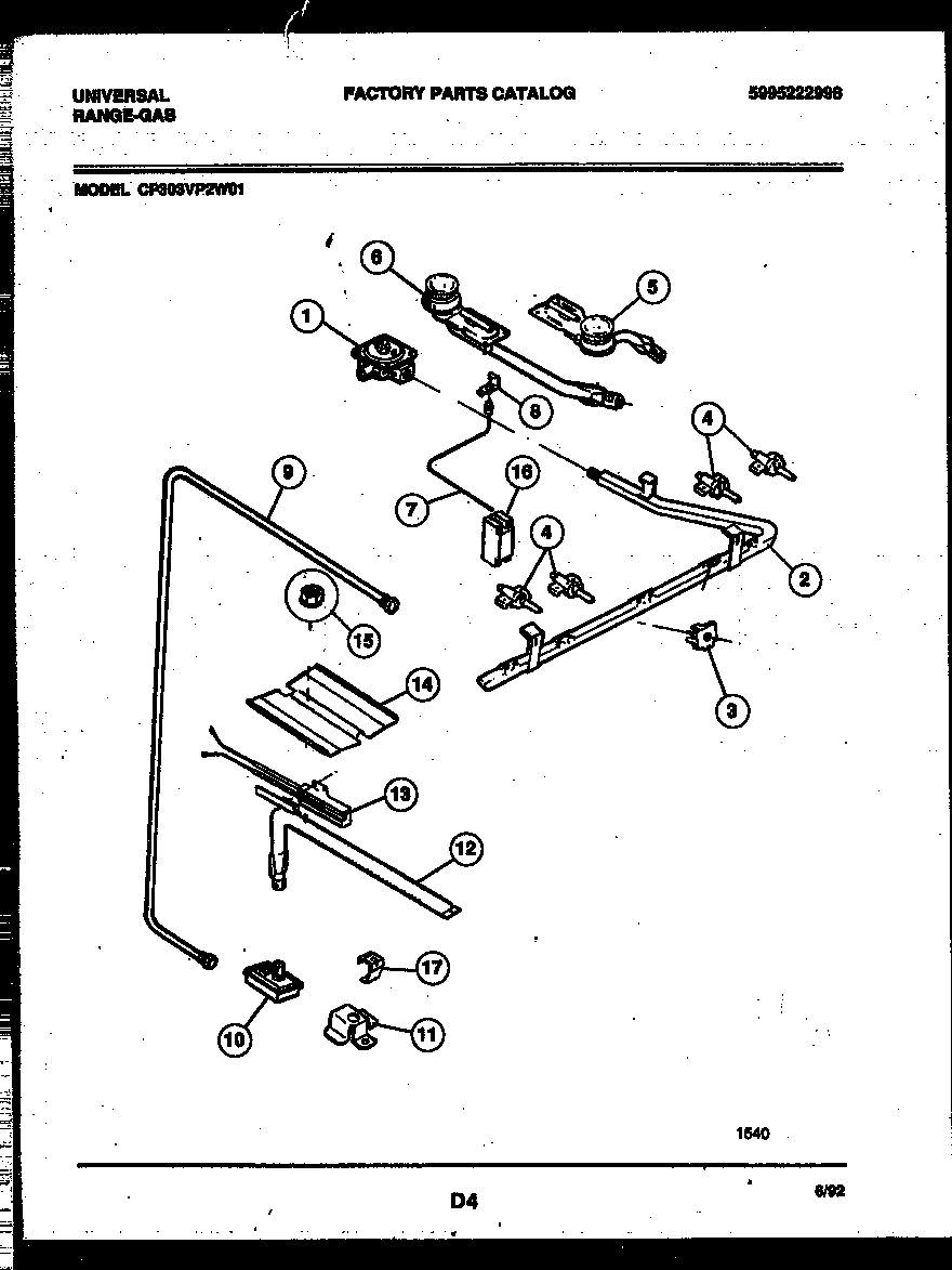 06 - BURNER, MANIFOLD AND GAS CONTROL