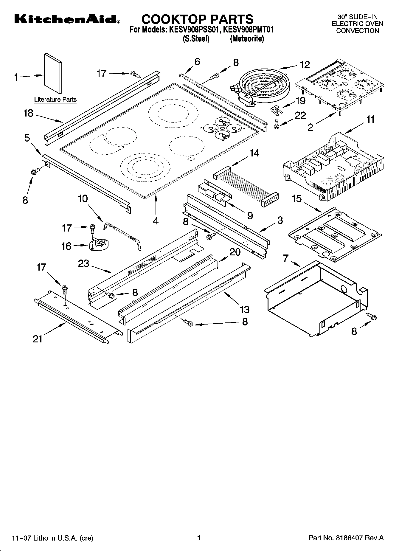 01 - COOKTOP PARTS