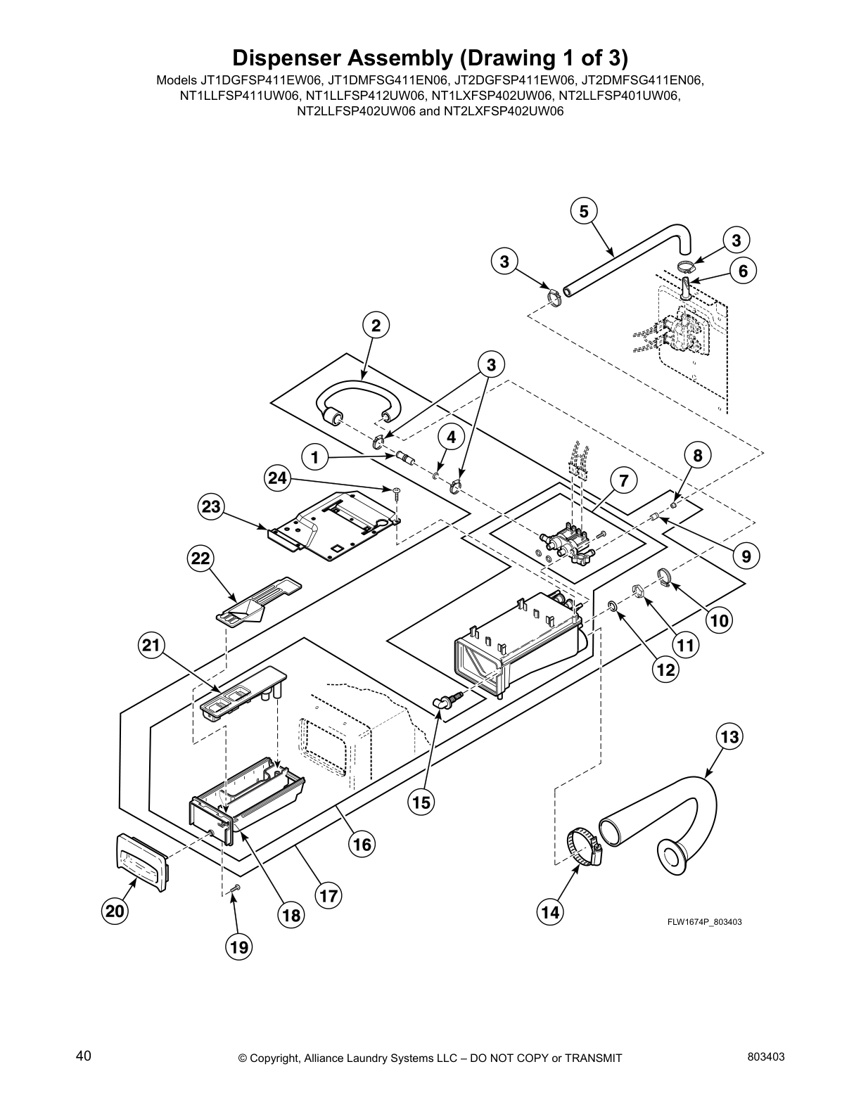 Dispenser Assembly (Drawing 1 of 3)