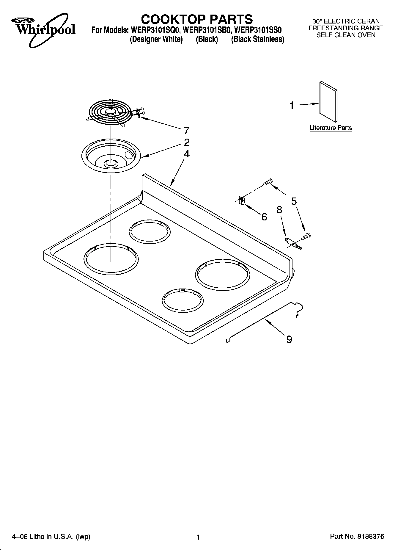 01 - COOKTOP PARTS