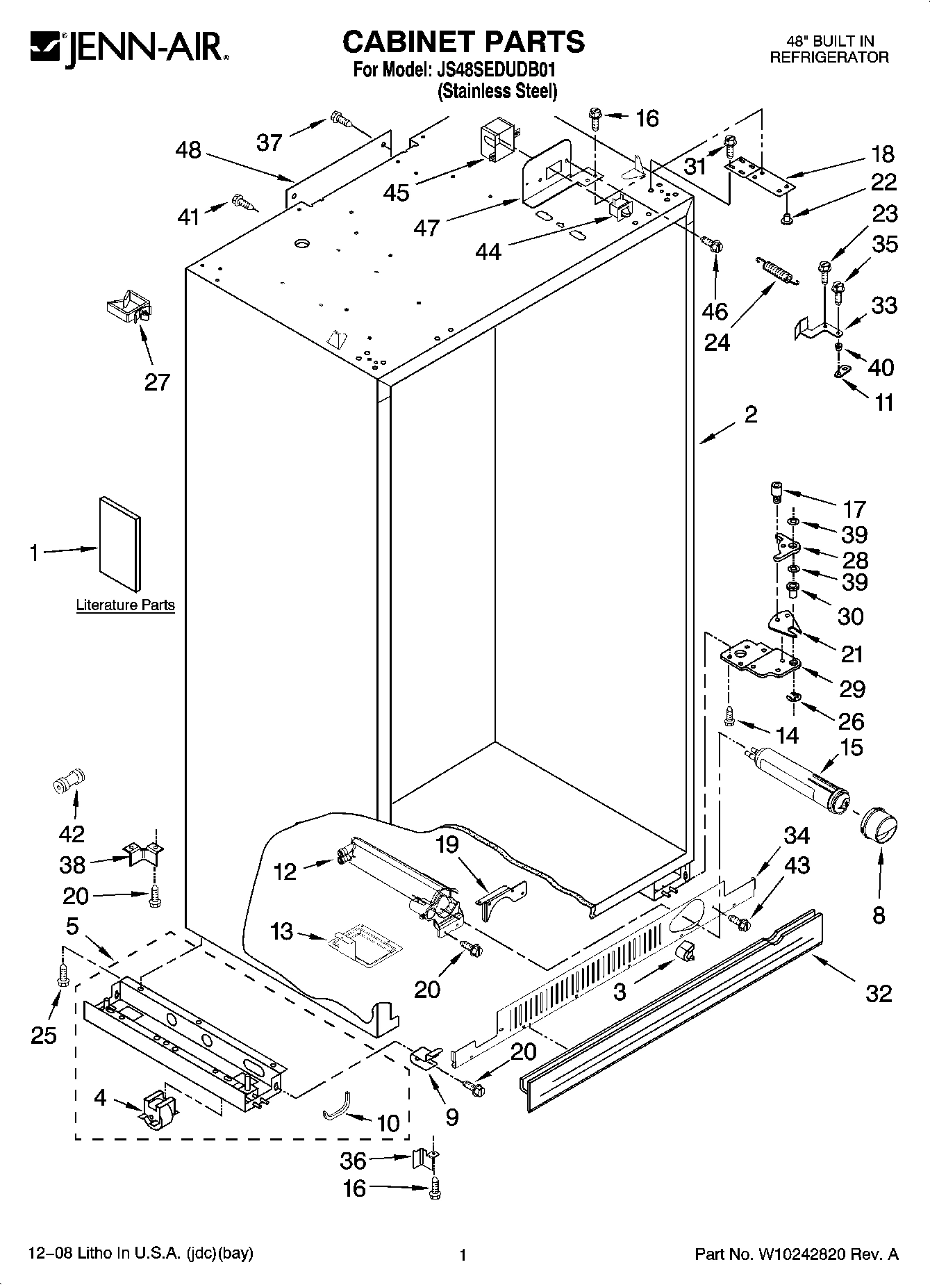 01 - CABINET PARTS