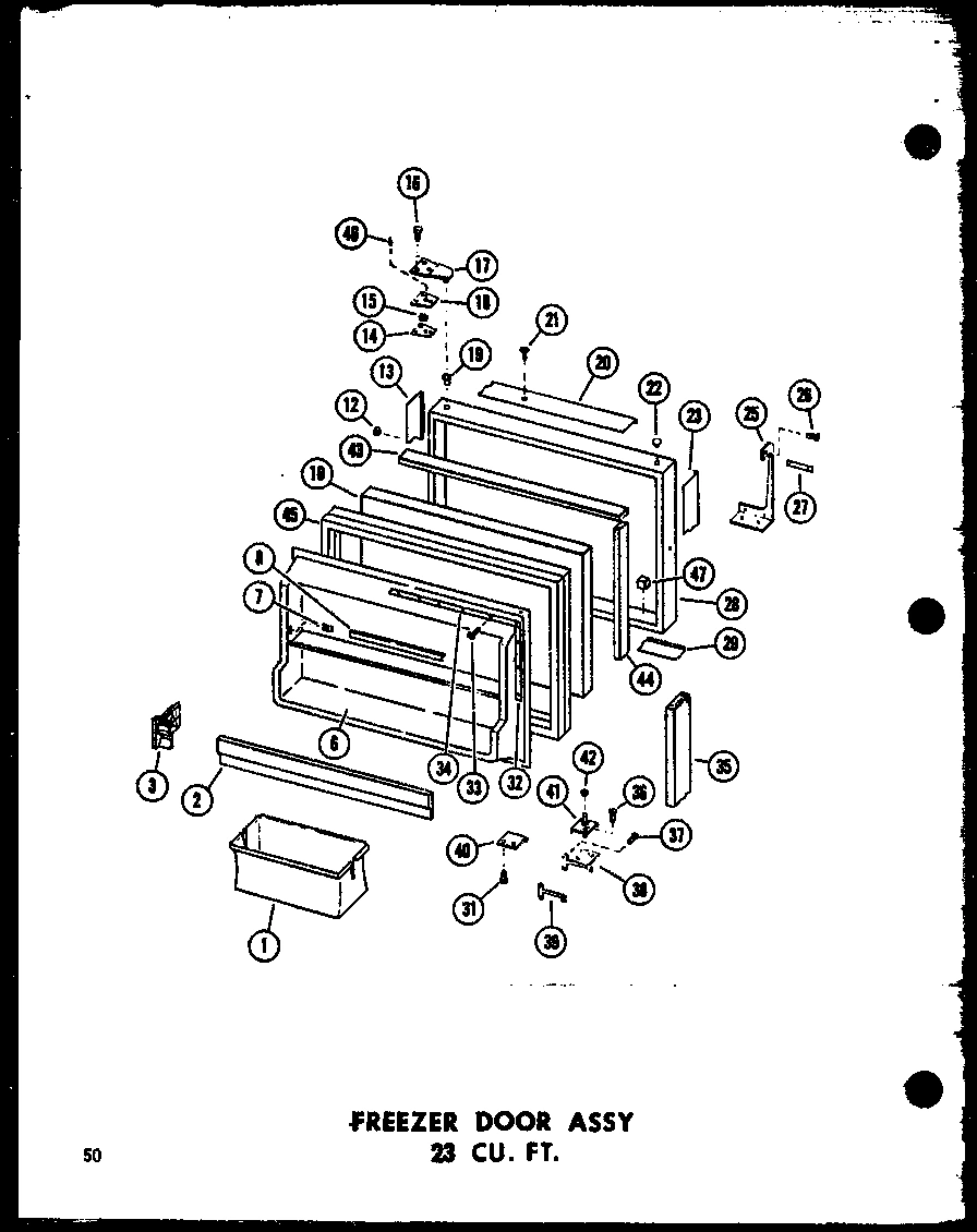 04 - FZ DOOR ASSY 23 CU. FT.