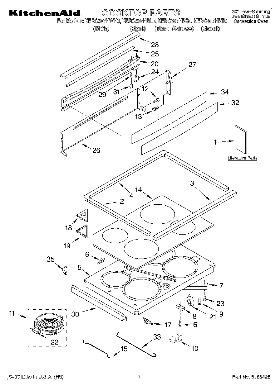 01 - COOKTOP, LITERATURE