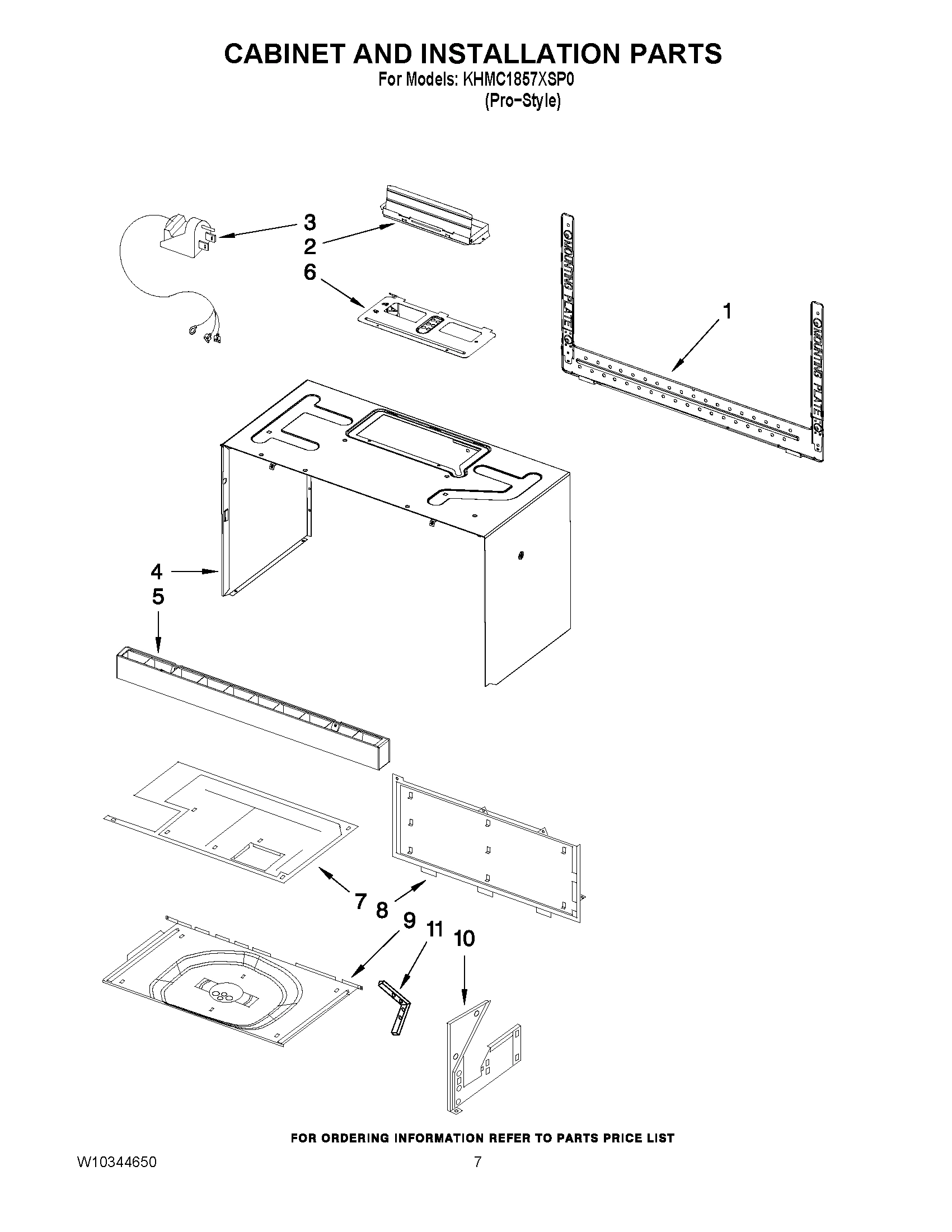 06 - CABINET AND INSTALLATION PARTS