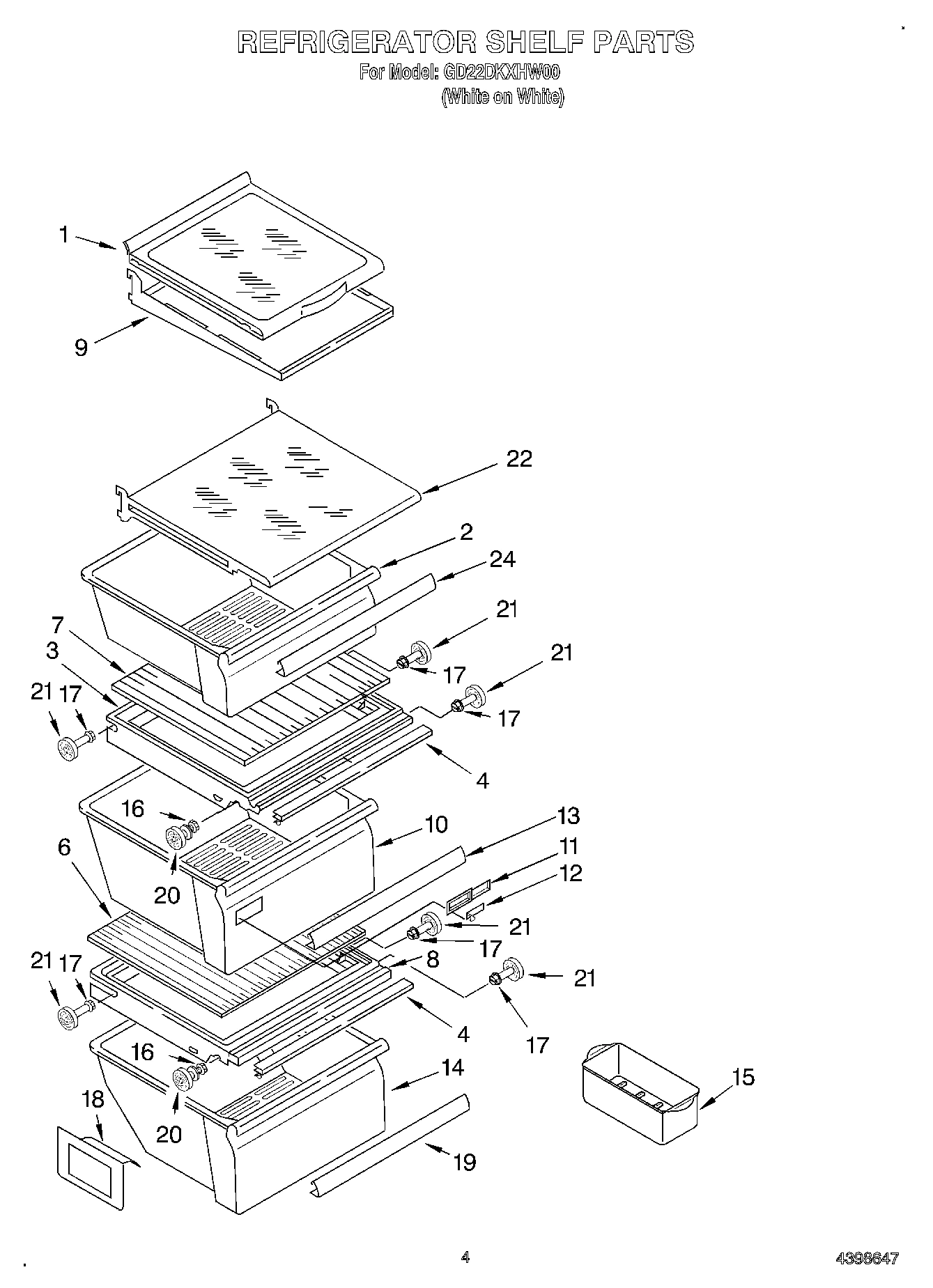 03 - REFRIGERATOR SHELF
