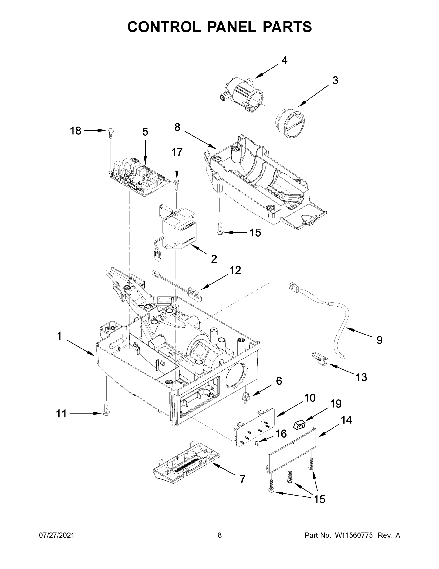05 - CONTROL PANEL PARTS