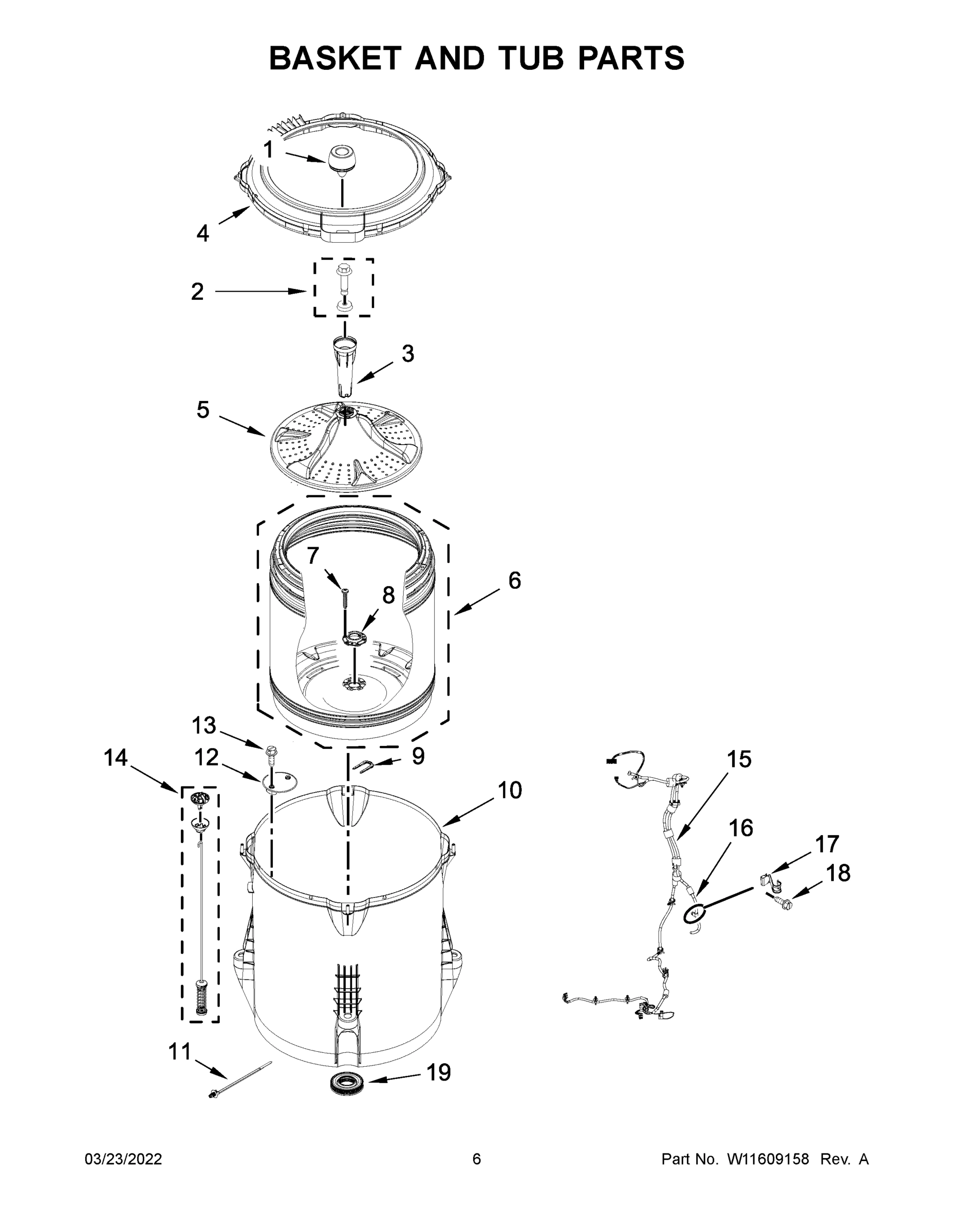 04 - BASKET AND TUB PARTS