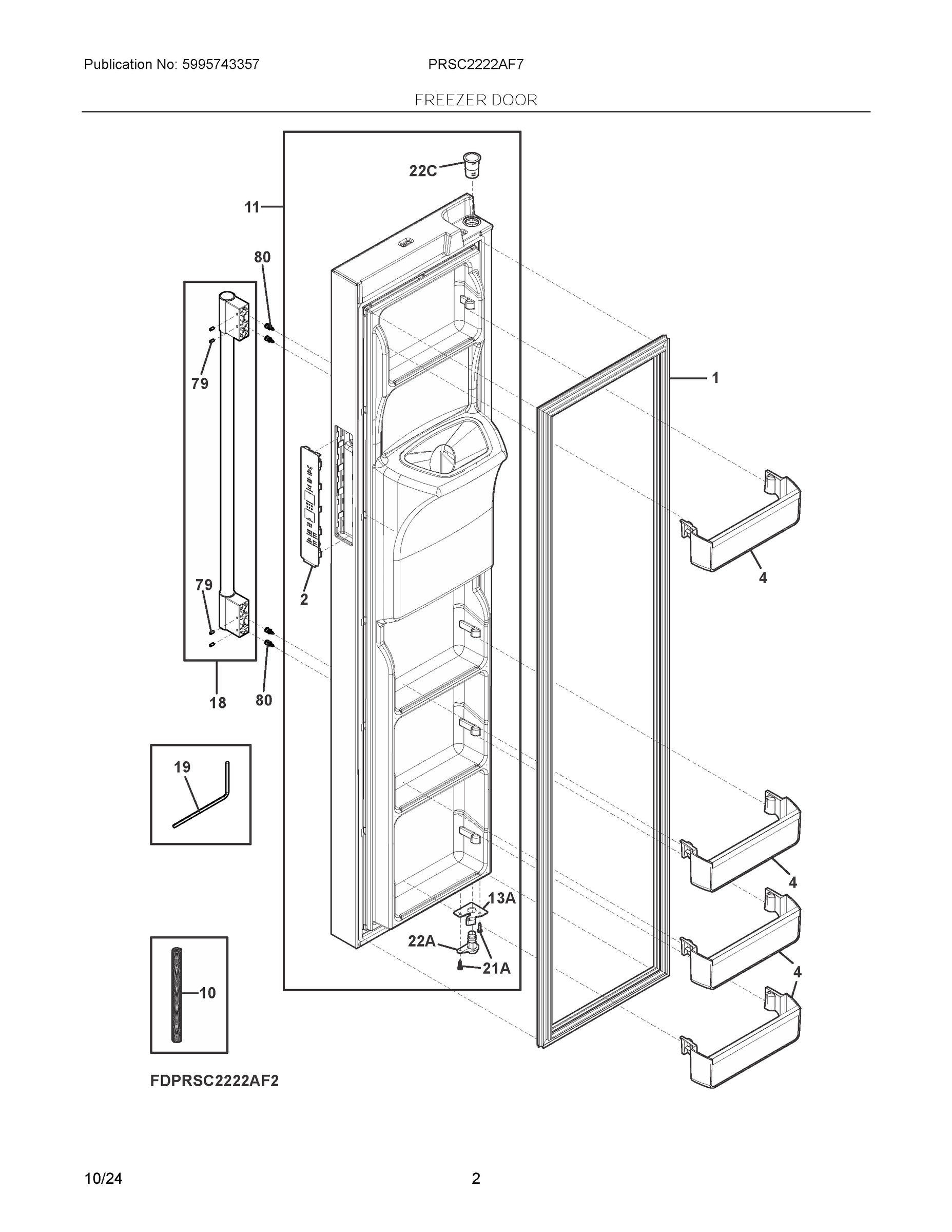 02 - FREEZER DOOR