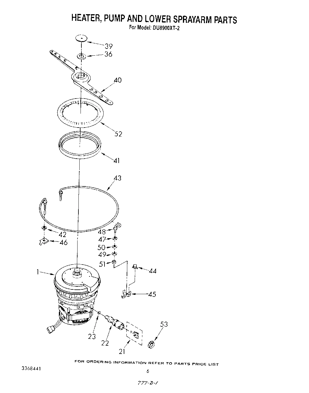 04 - HEATER,, PUMP AND LOWER SPRAY ARM