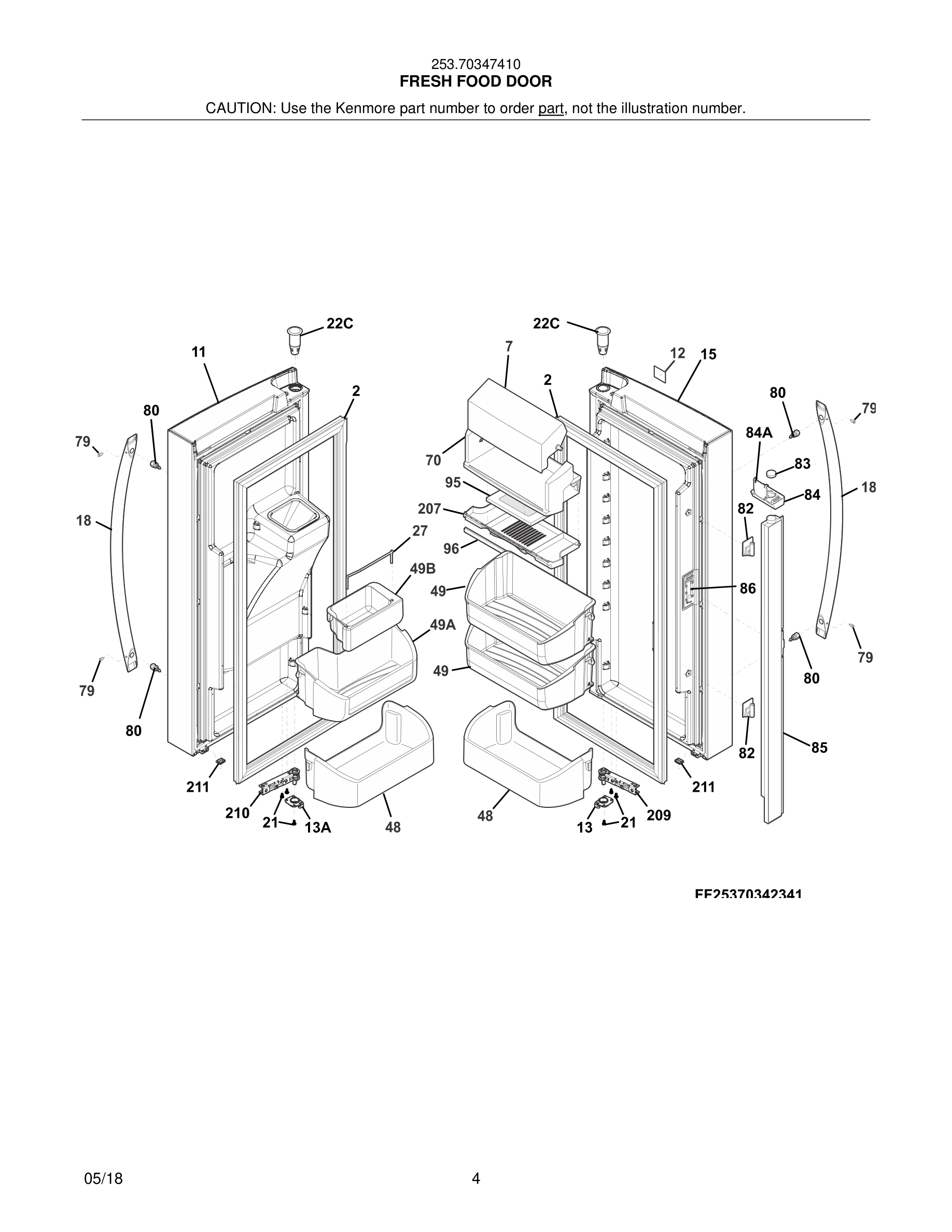 05 - FRESH FOOD DOOR