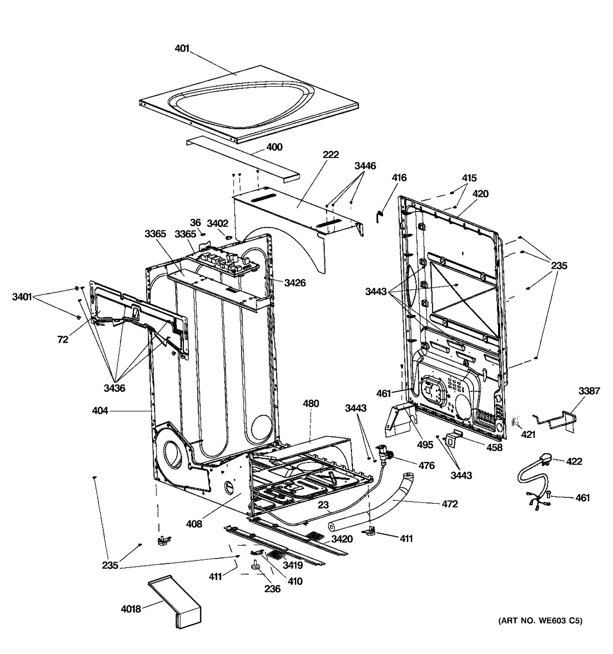 CABINET & TOP PANEL