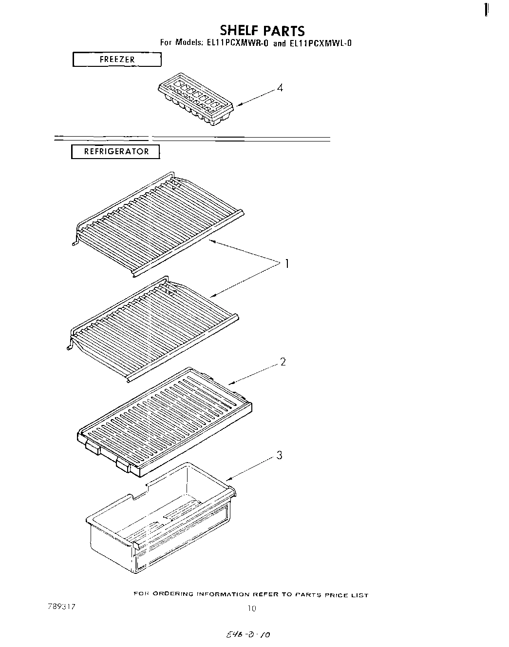 06 - SHELF , PARTS NOT ILLUSTRATED