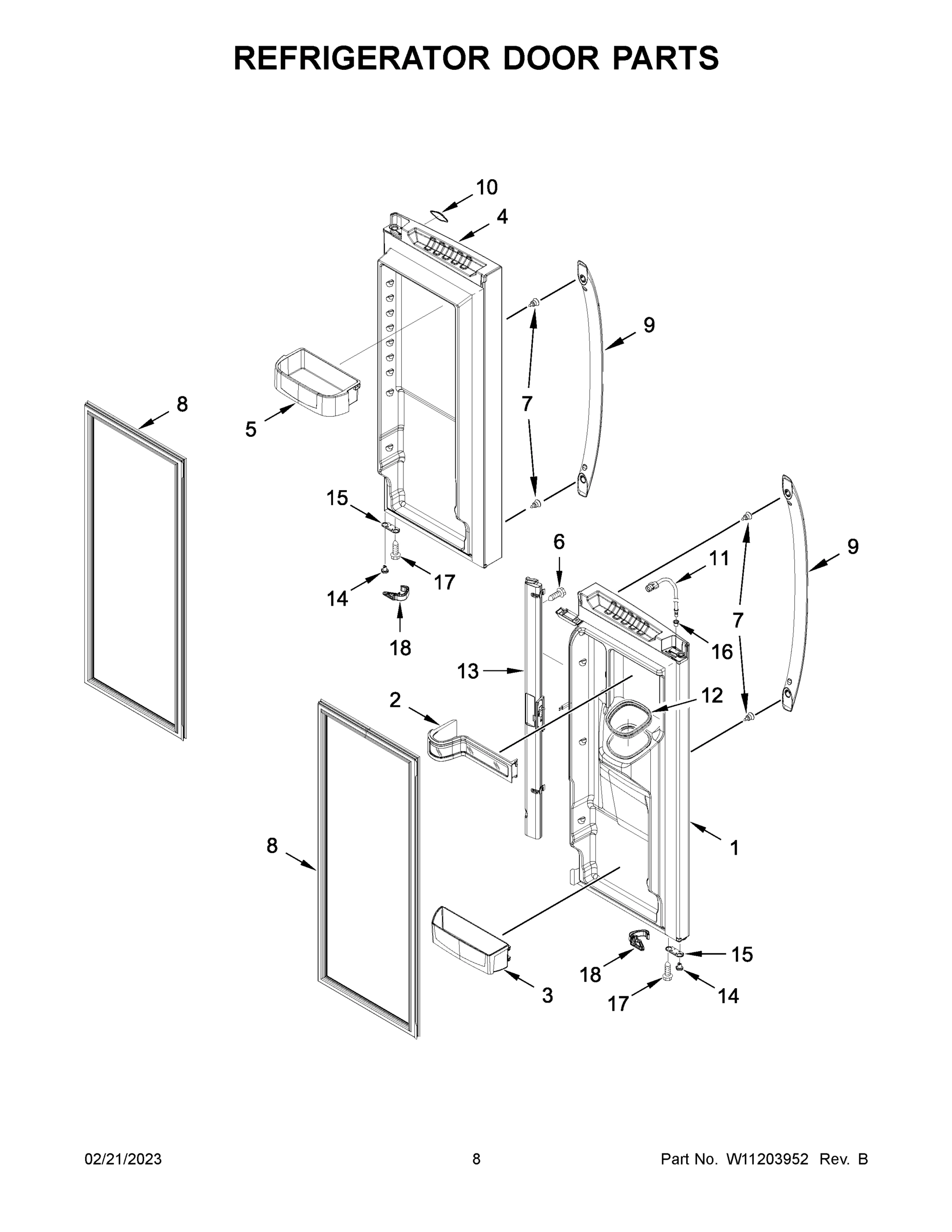 05 - REFRIGERATOR DOOR PARTS