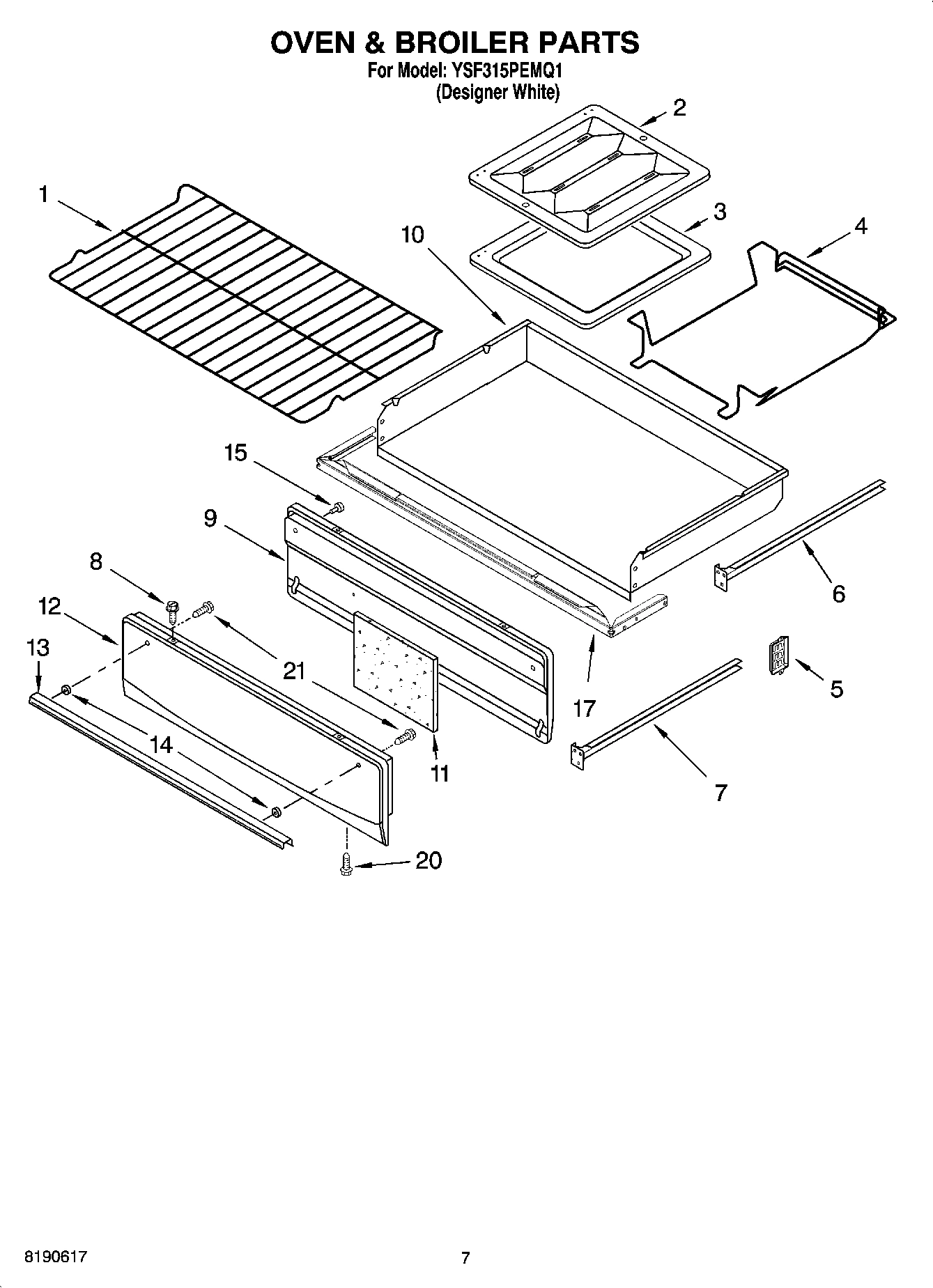 05 - OVEN & BROILER PARTS
