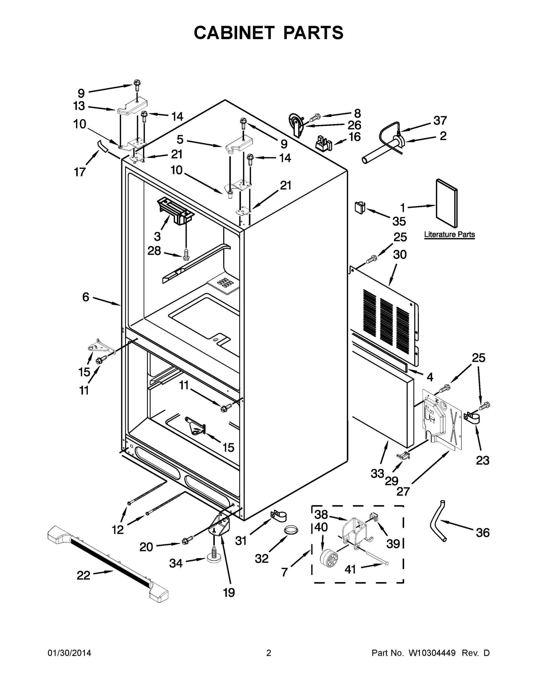 02 - CABINET PARTS