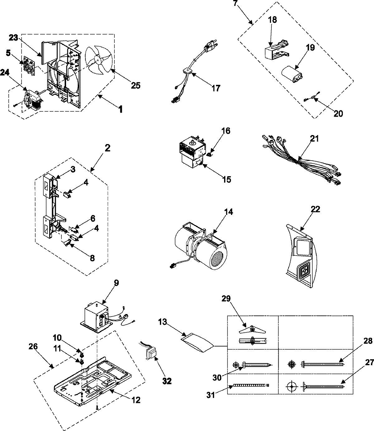 03 - INTERNAL CONTROL/LATCH ASY/BASE