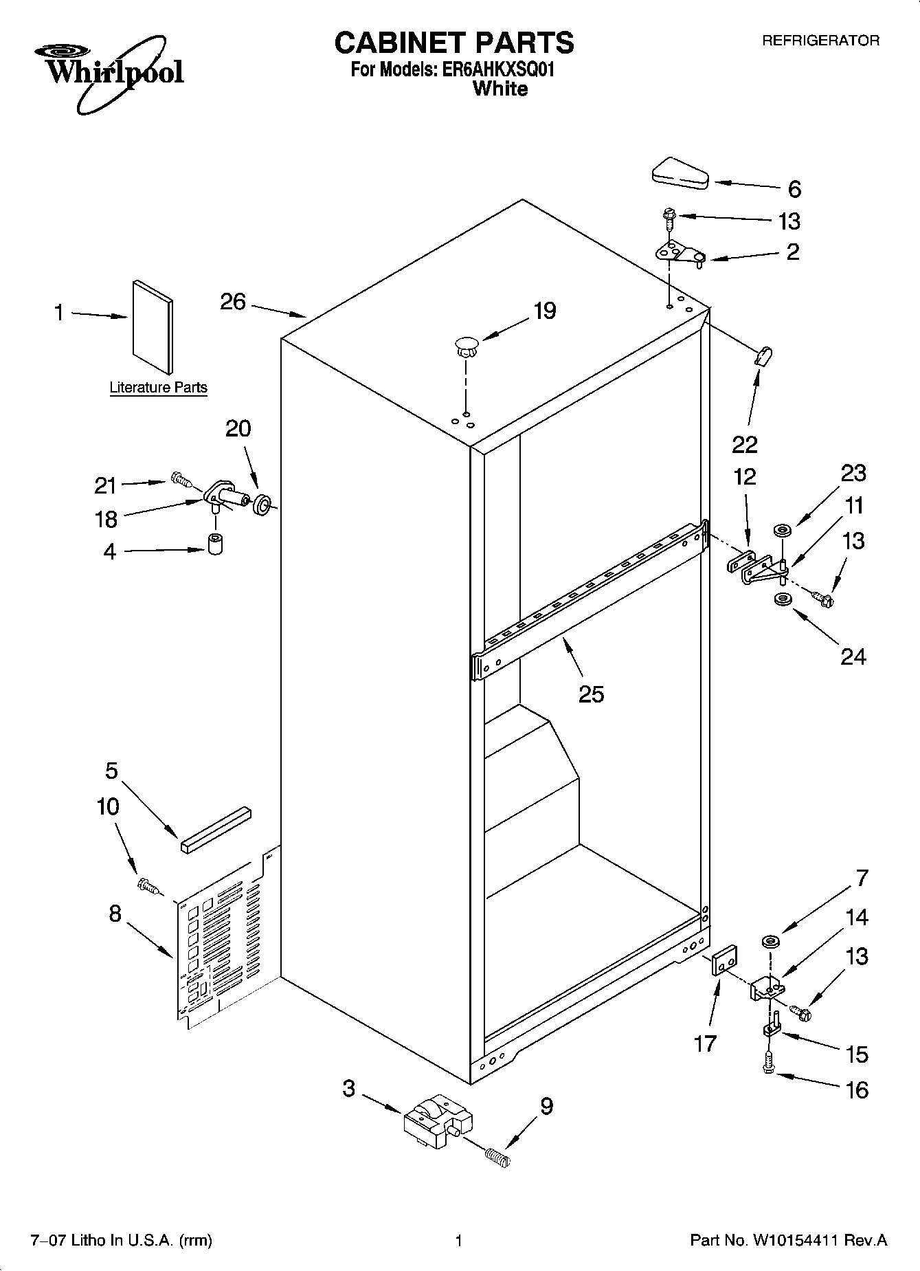 01 - CABINET PARTS