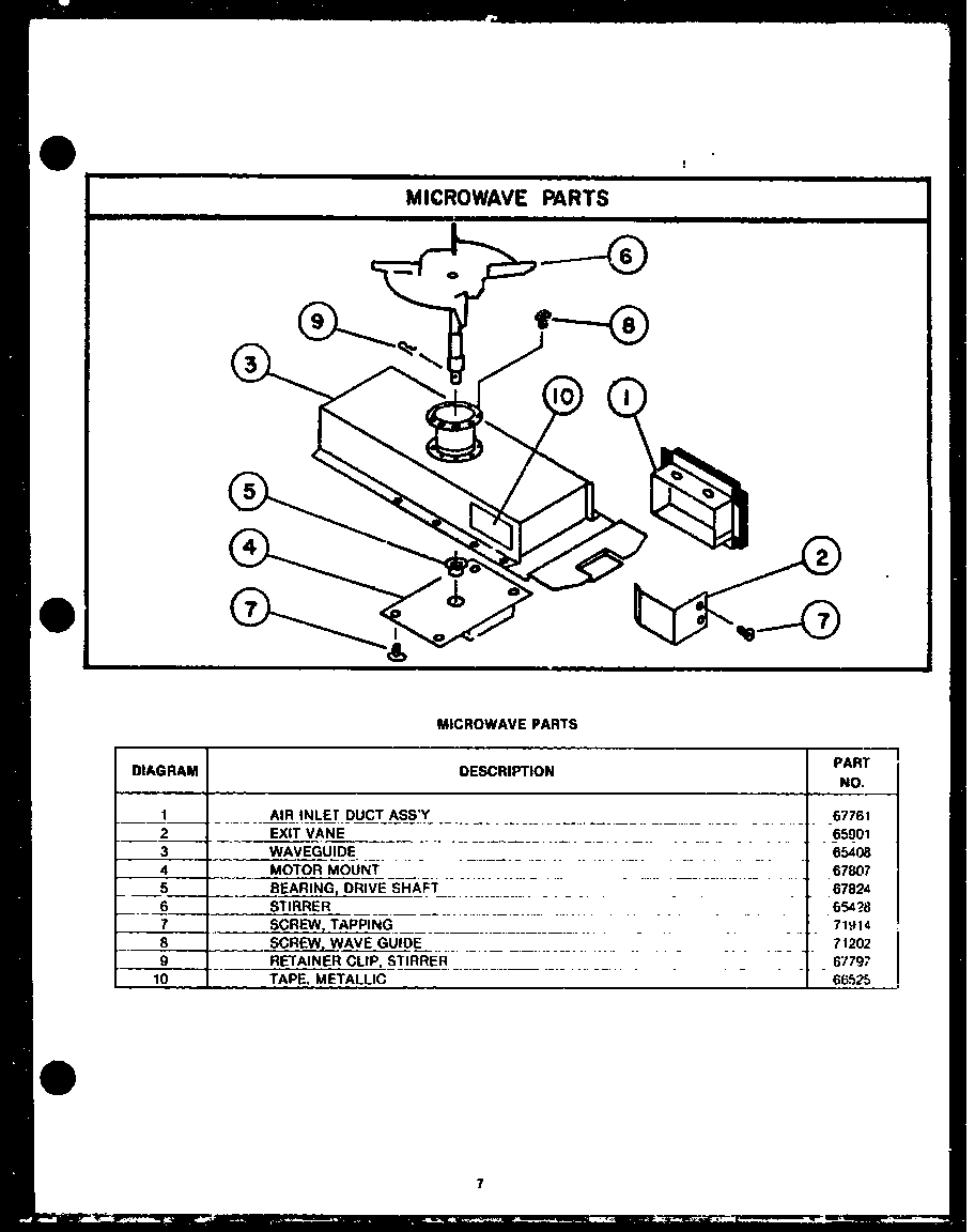 04 - MICROWAVE PARTS